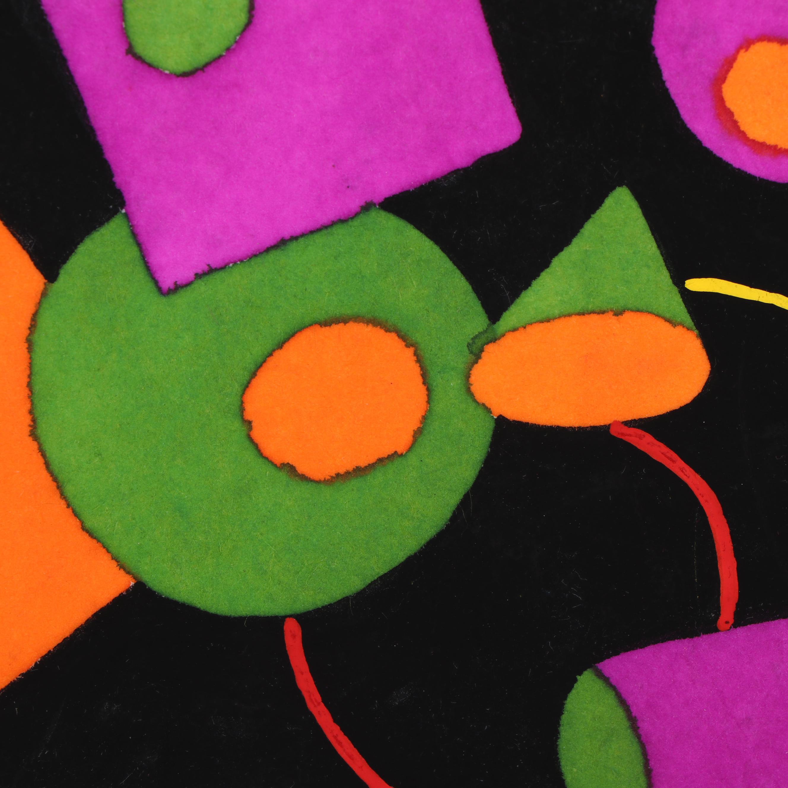 Daido Maruta Gouache Painted Textile Design Pattern