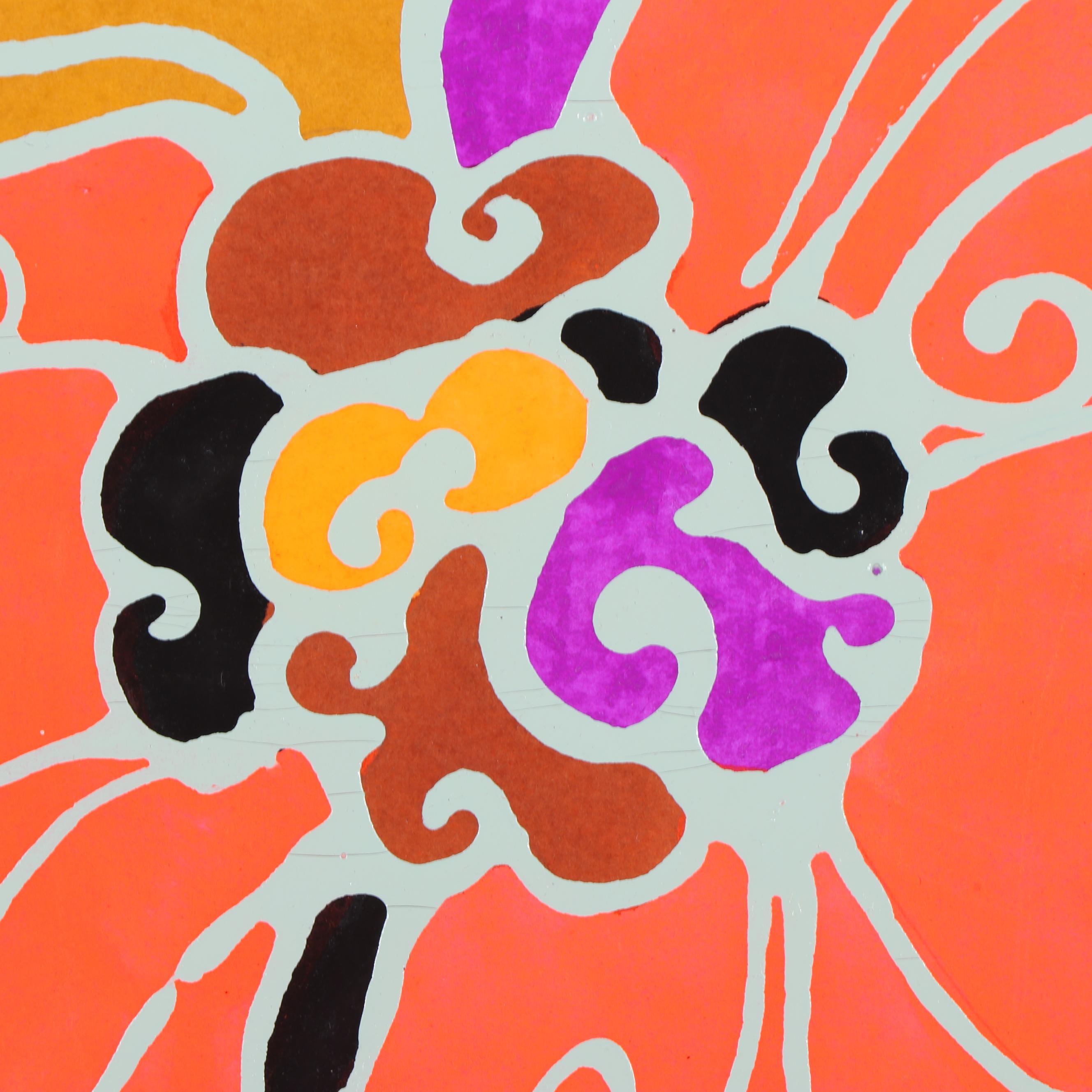 Tokai Gouache Painted Textile Pattern Design