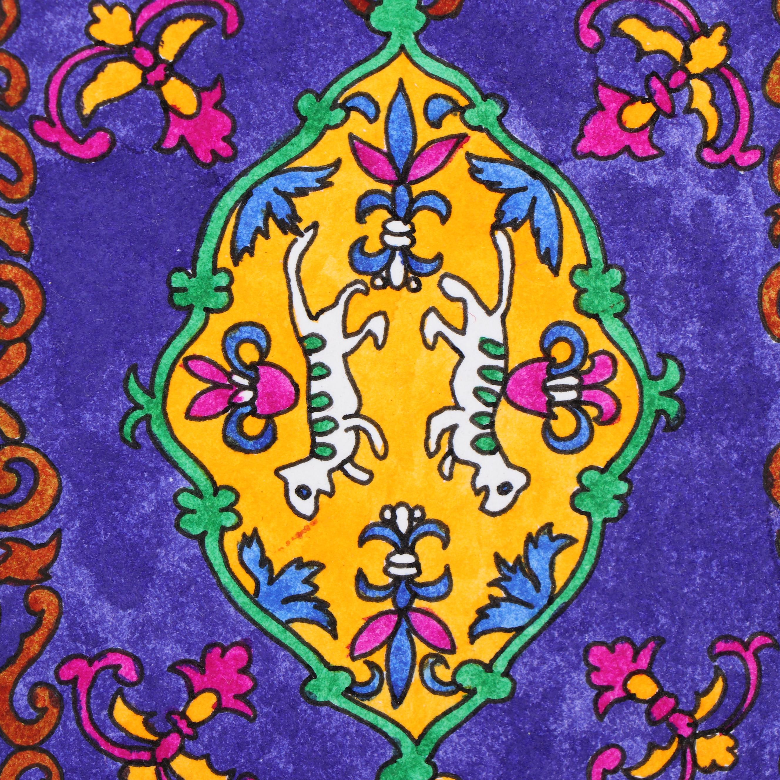 Marubeni Watercolor Textile Design Proof