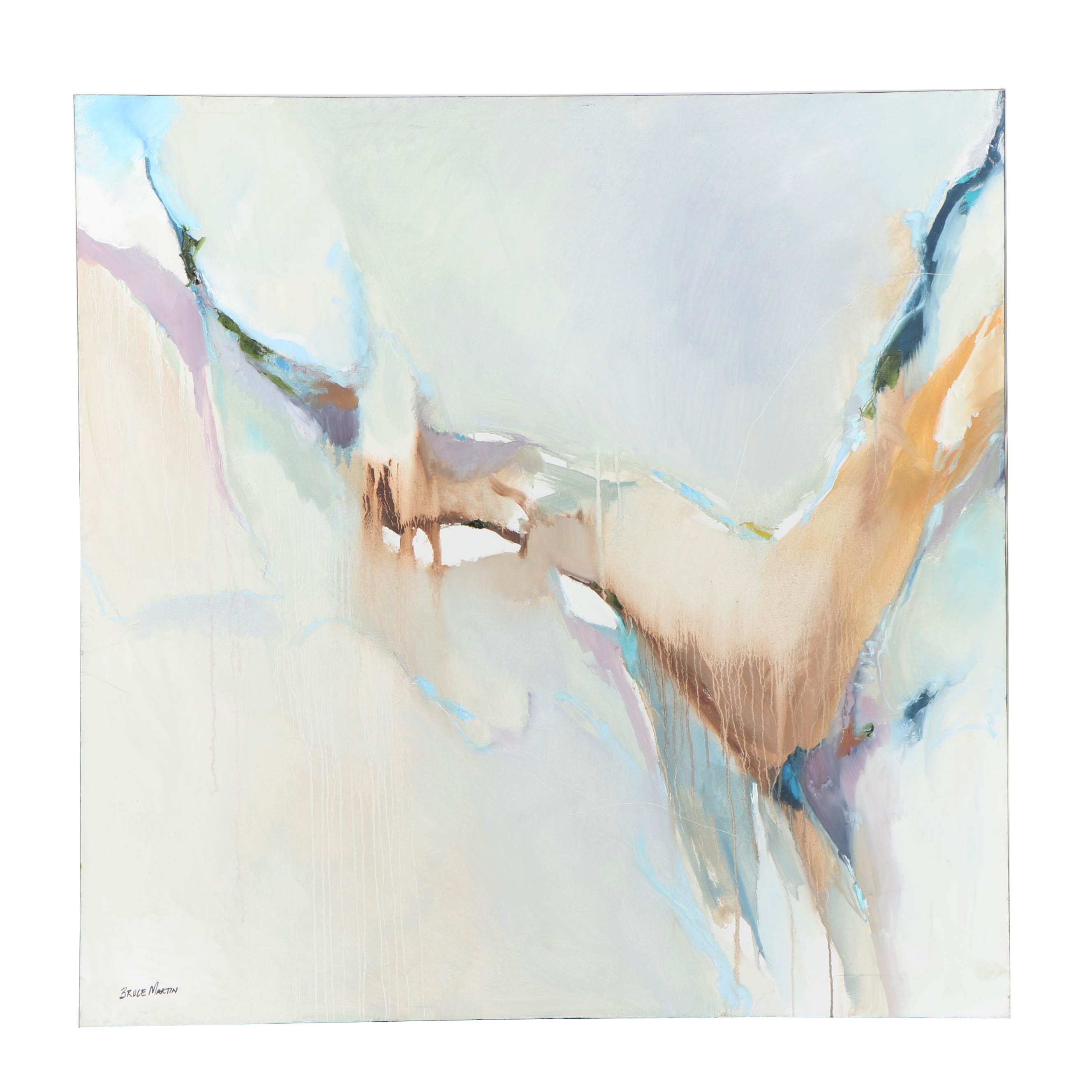 Bruce Martin Abstract Oil Painting