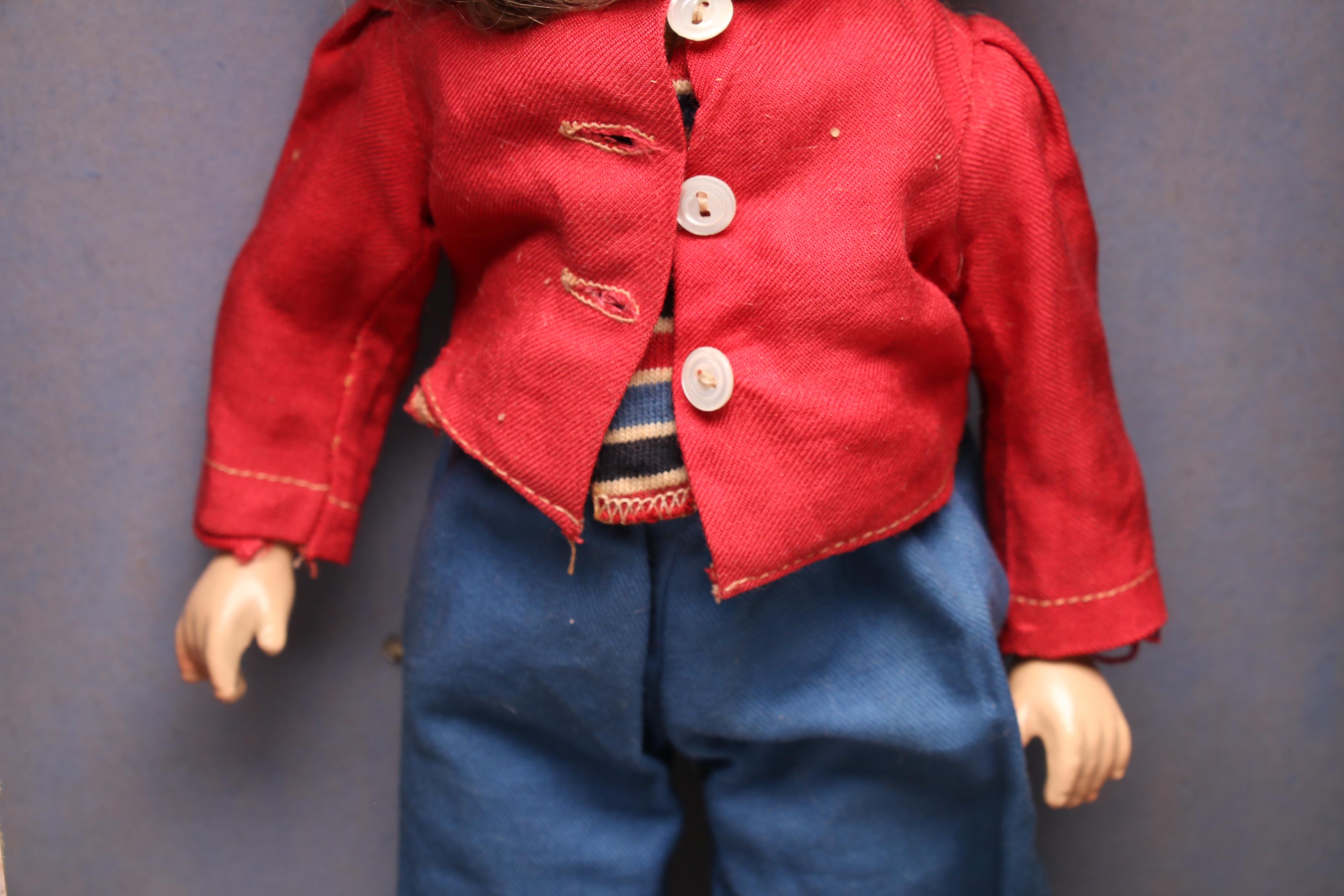 Vintage Sonja Henie Style Composition Doll