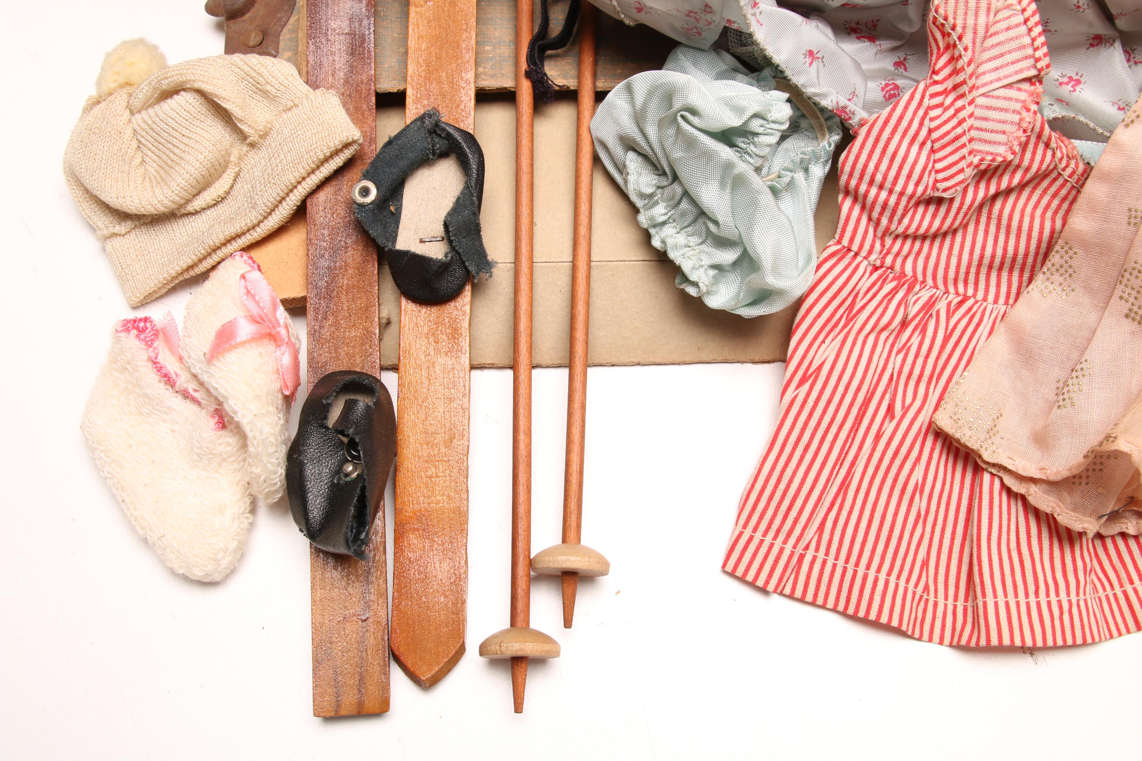 Vintage Sonja Henie Style Composition Doll