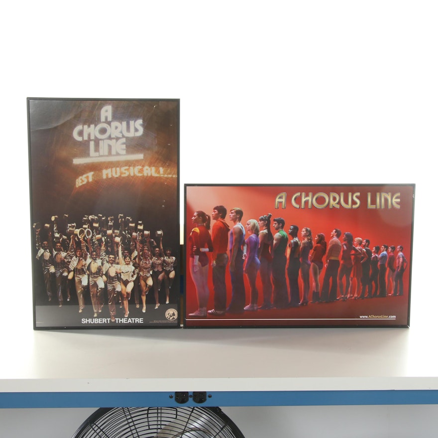 Offset Lithograph Posters "A Chorus Line"