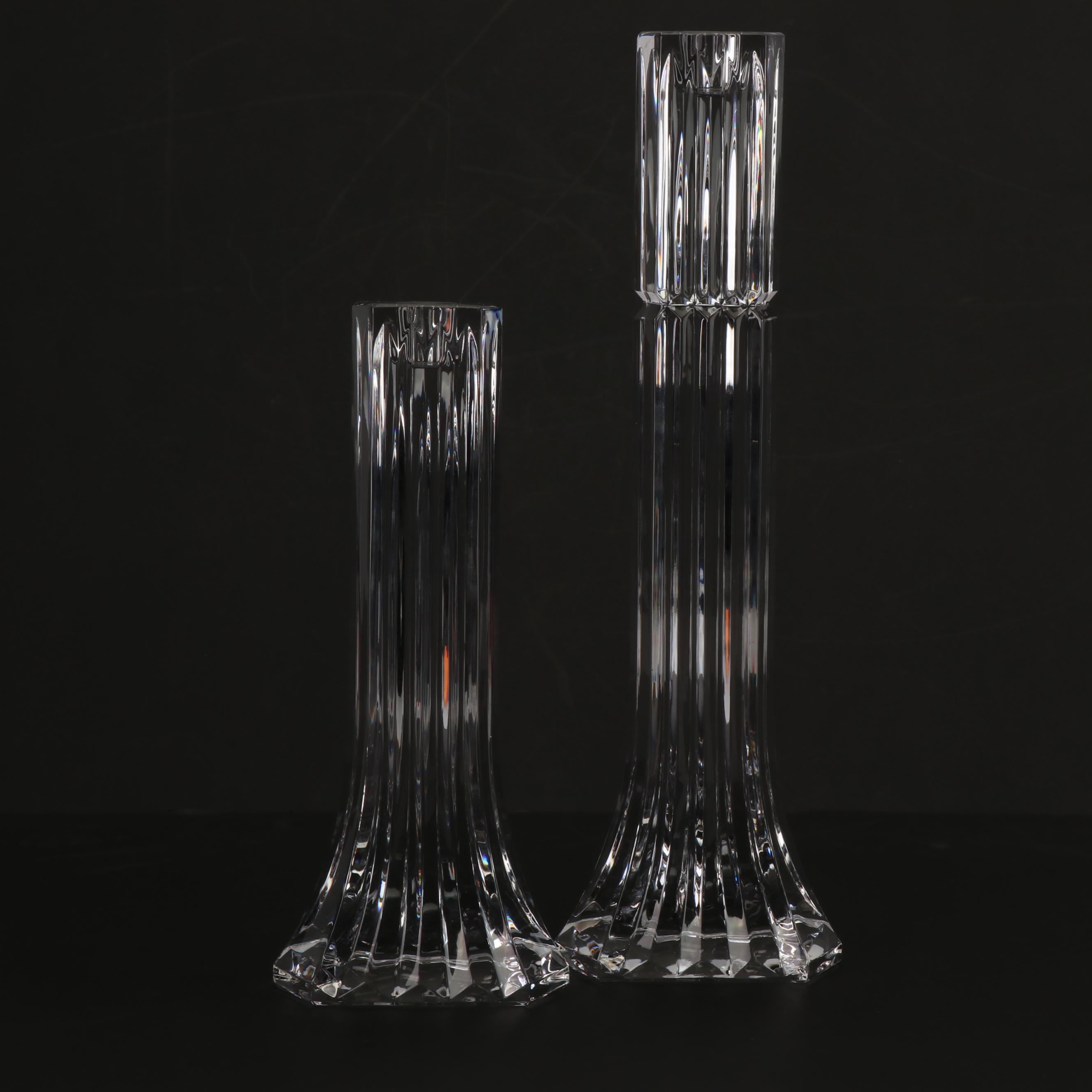 Modern Style Crystal Candlestick Holders
