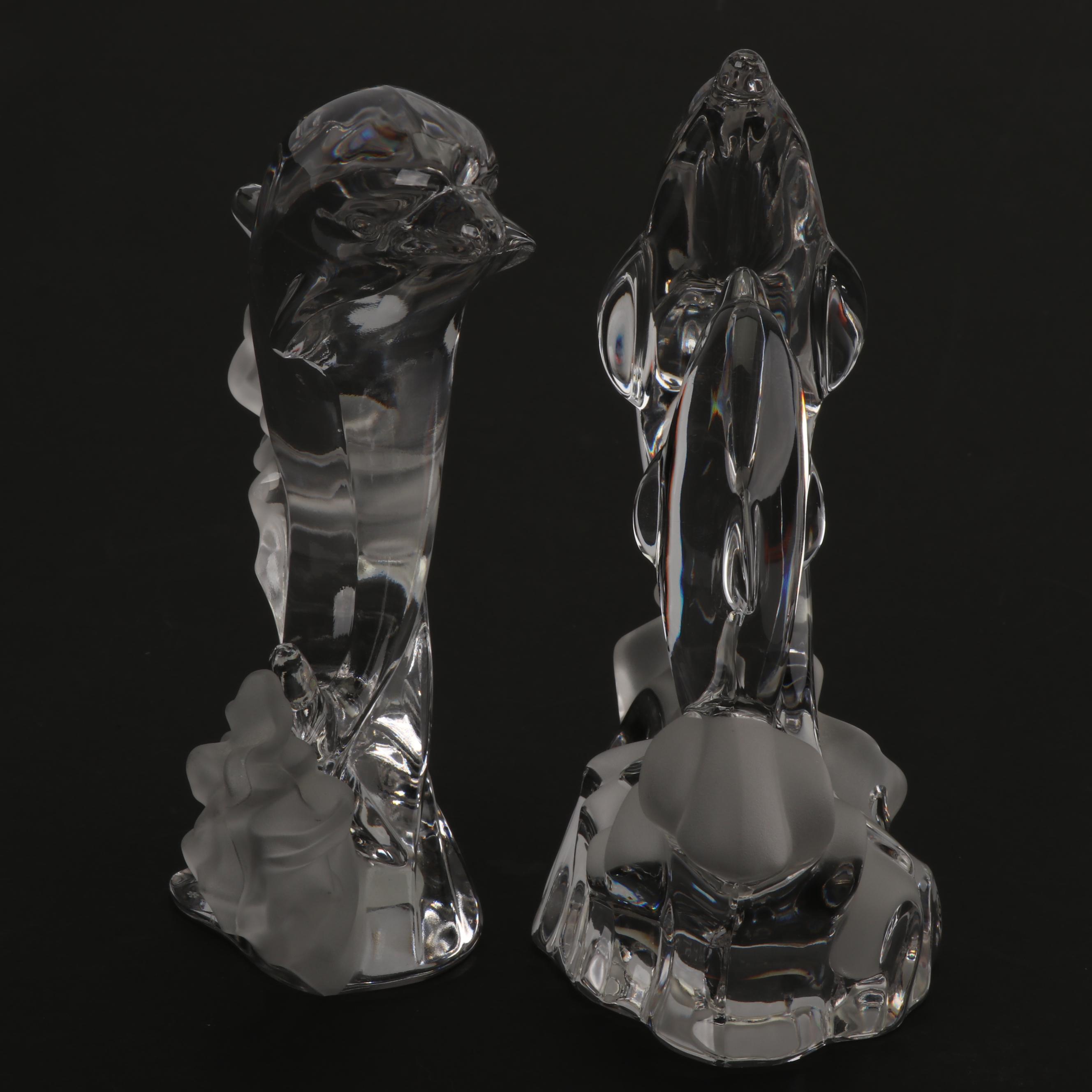 Lenox Crystal Dolphin Figurines