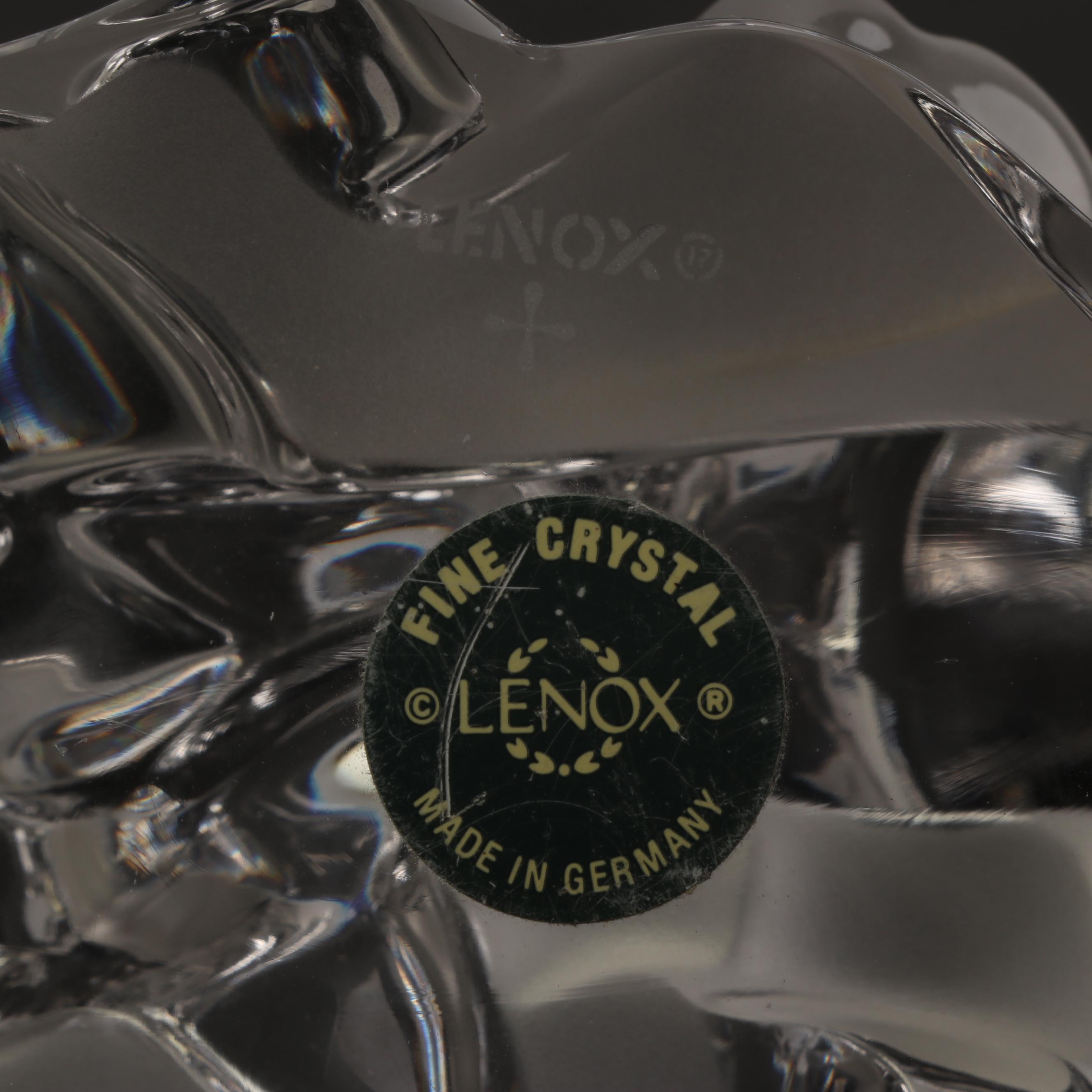 Lenox Crystal Dolphin Figurines