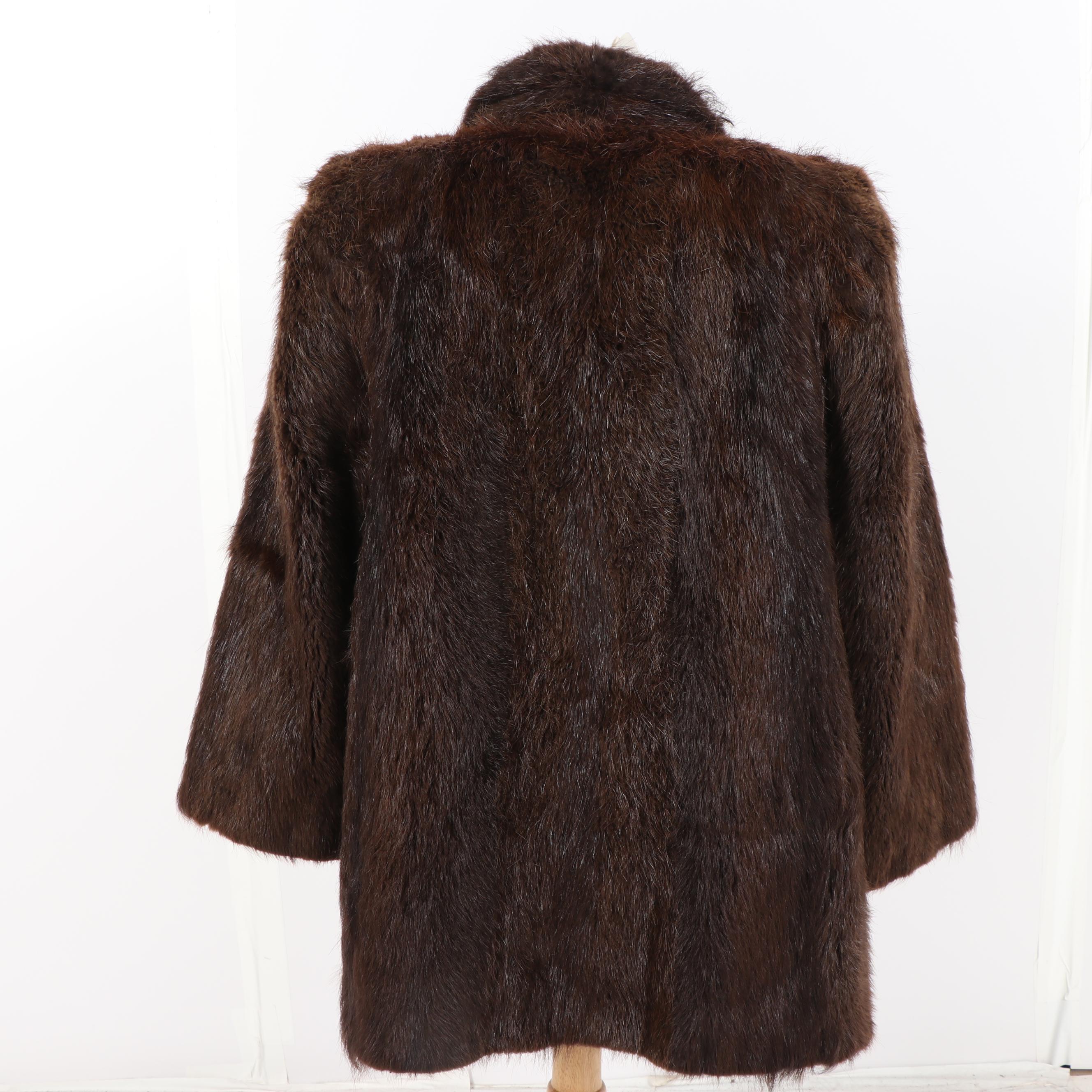 Women's Vintage Beaver Fur Coat