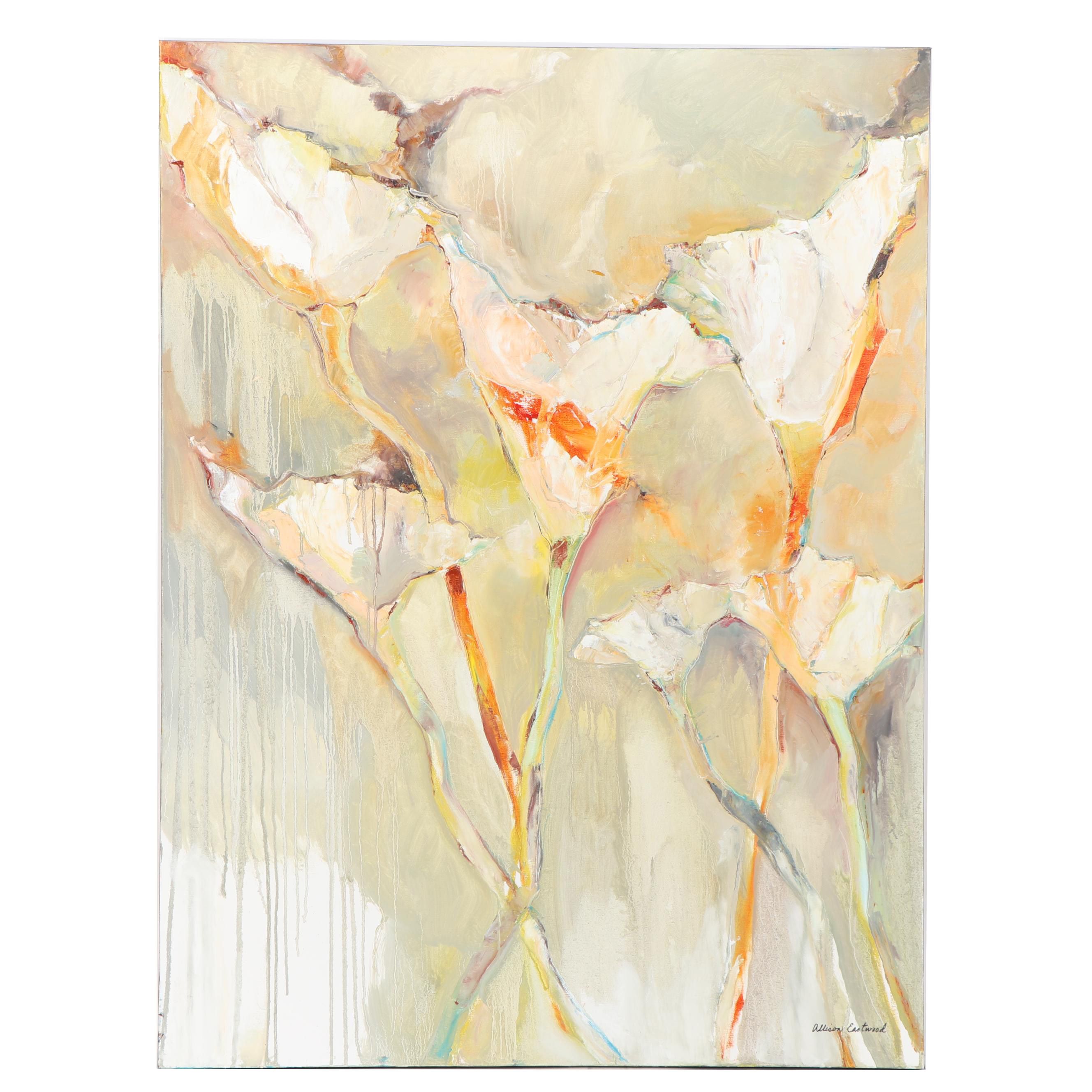 Allison Eastwood Floral Oil Painting