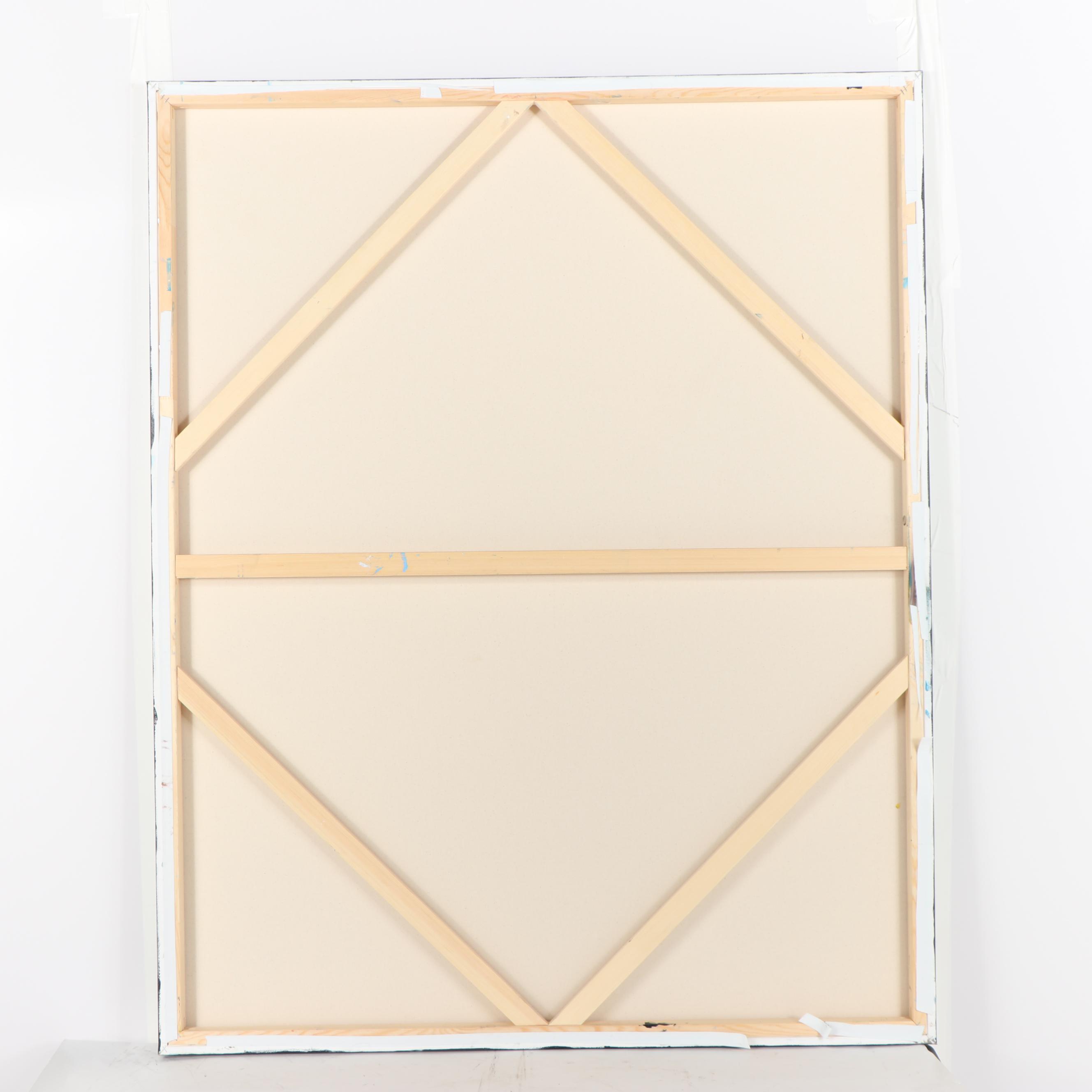 Bruce Martin Abstract Oil Painting