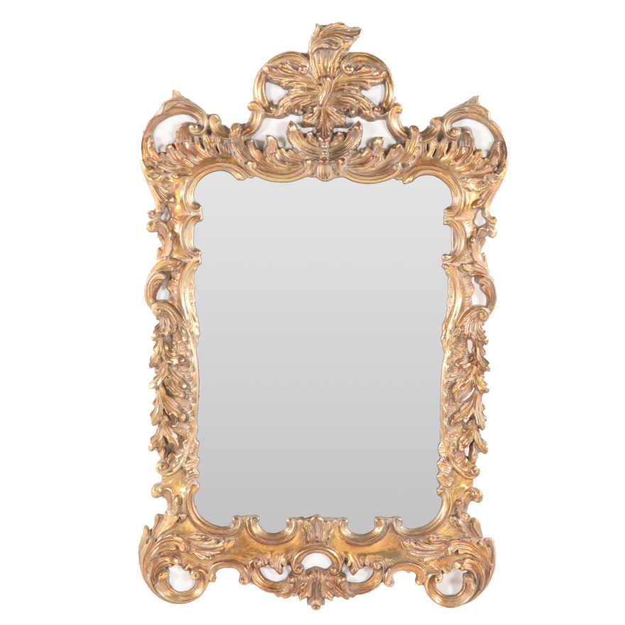 Rococo Style Gilded Wall Mirror, 21st Century