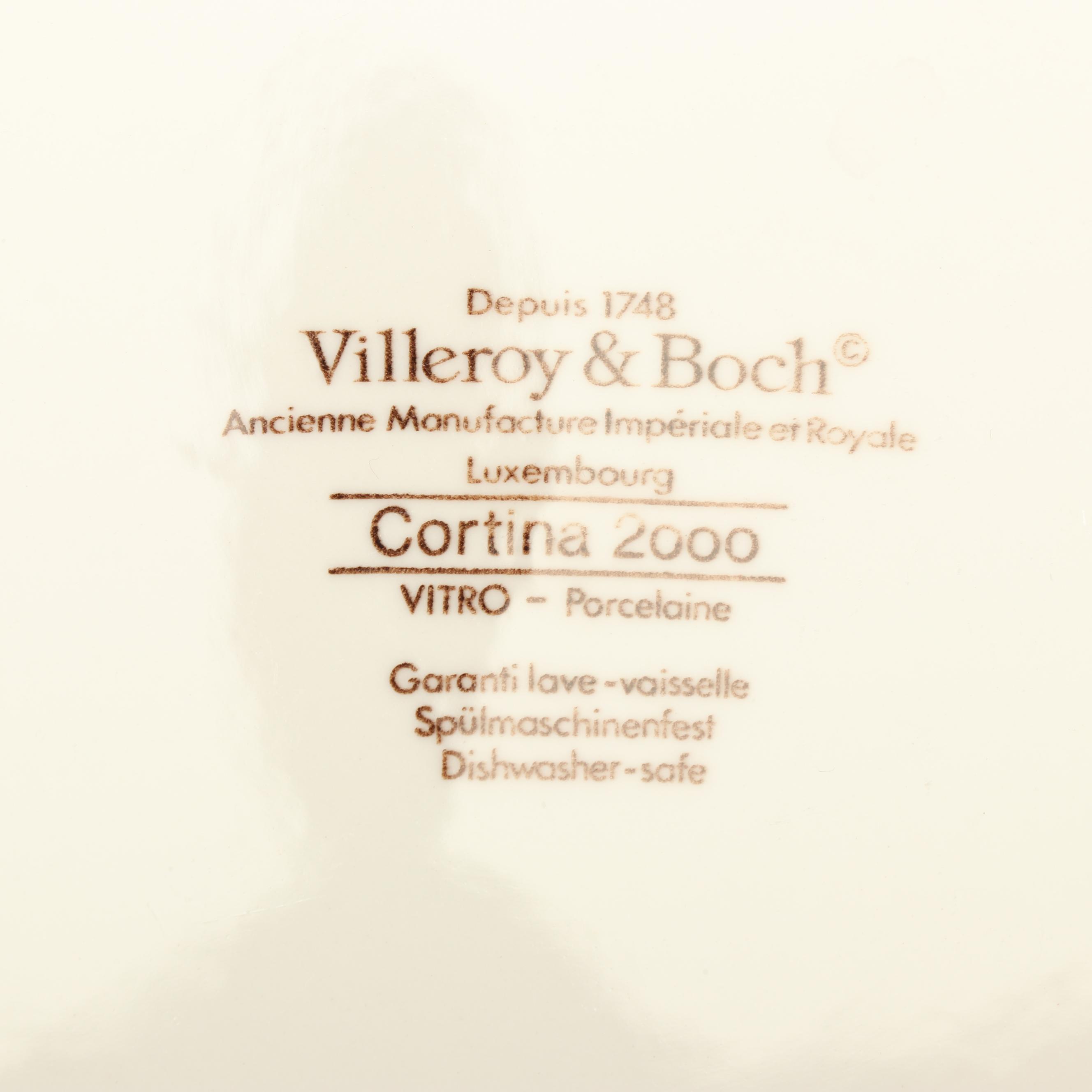 Villeroy & Boch "Cortina 2000" Vitro-Porcelaine Dinnerware