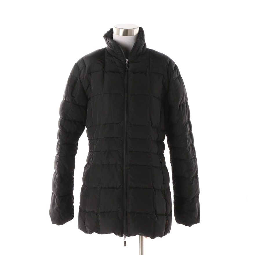 Women's Moncler Black Quilted Down Coat