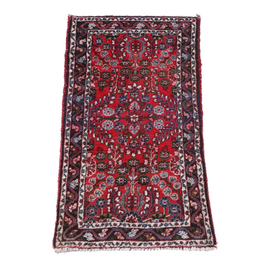 Hand-Knotted Persian "Dargazin" Wool Rug