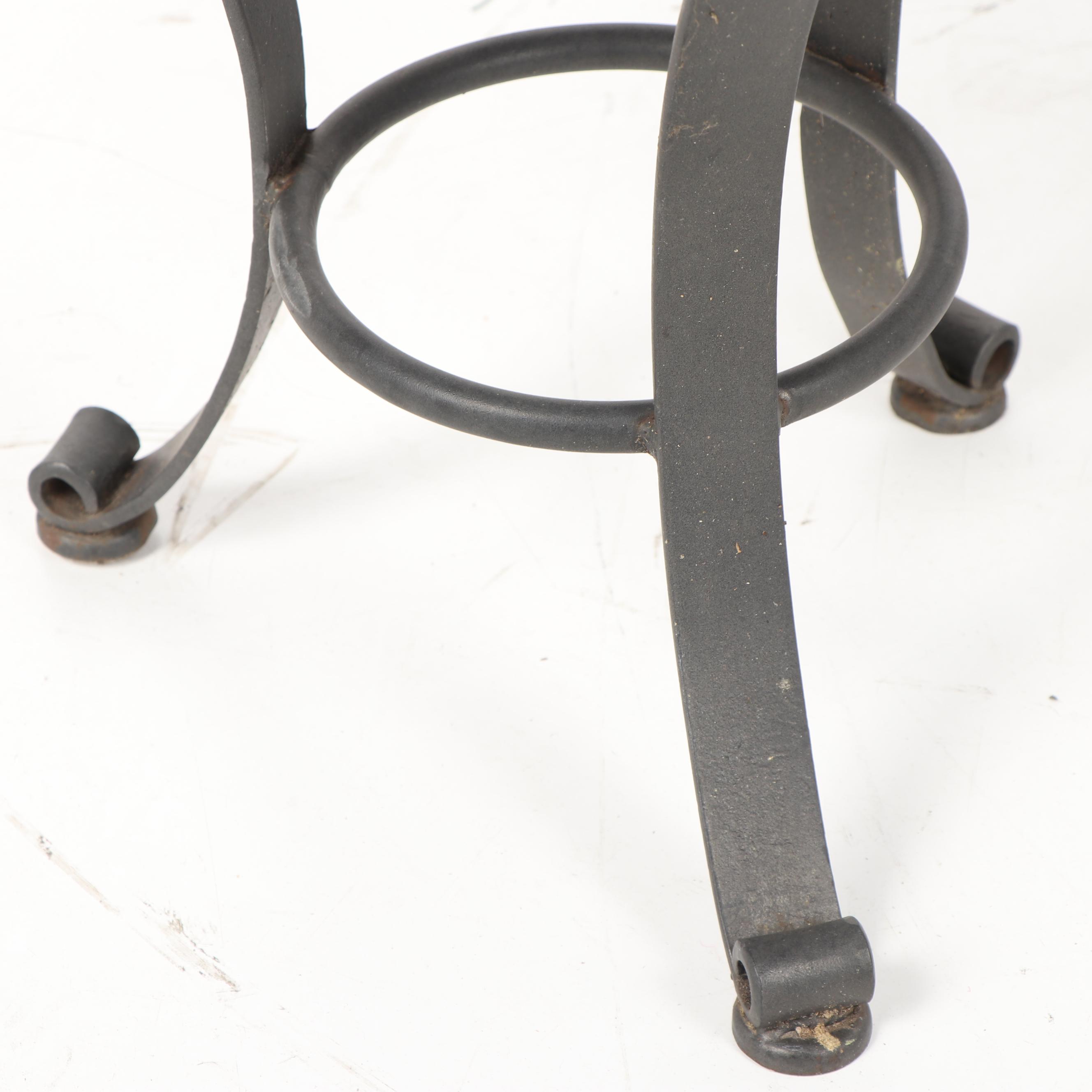 "Summer Classics" Metal Patio Bench and Side Tables