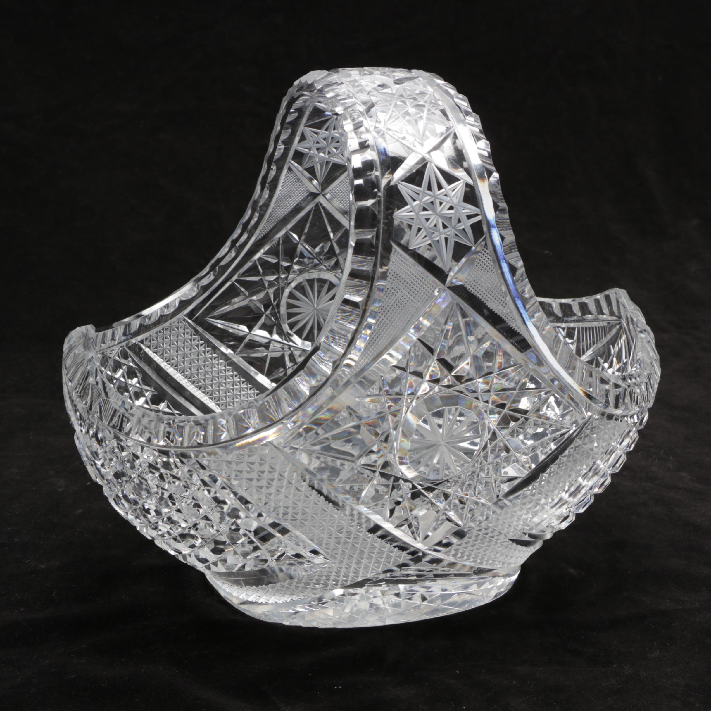 American Brilliant Cut Style Basket