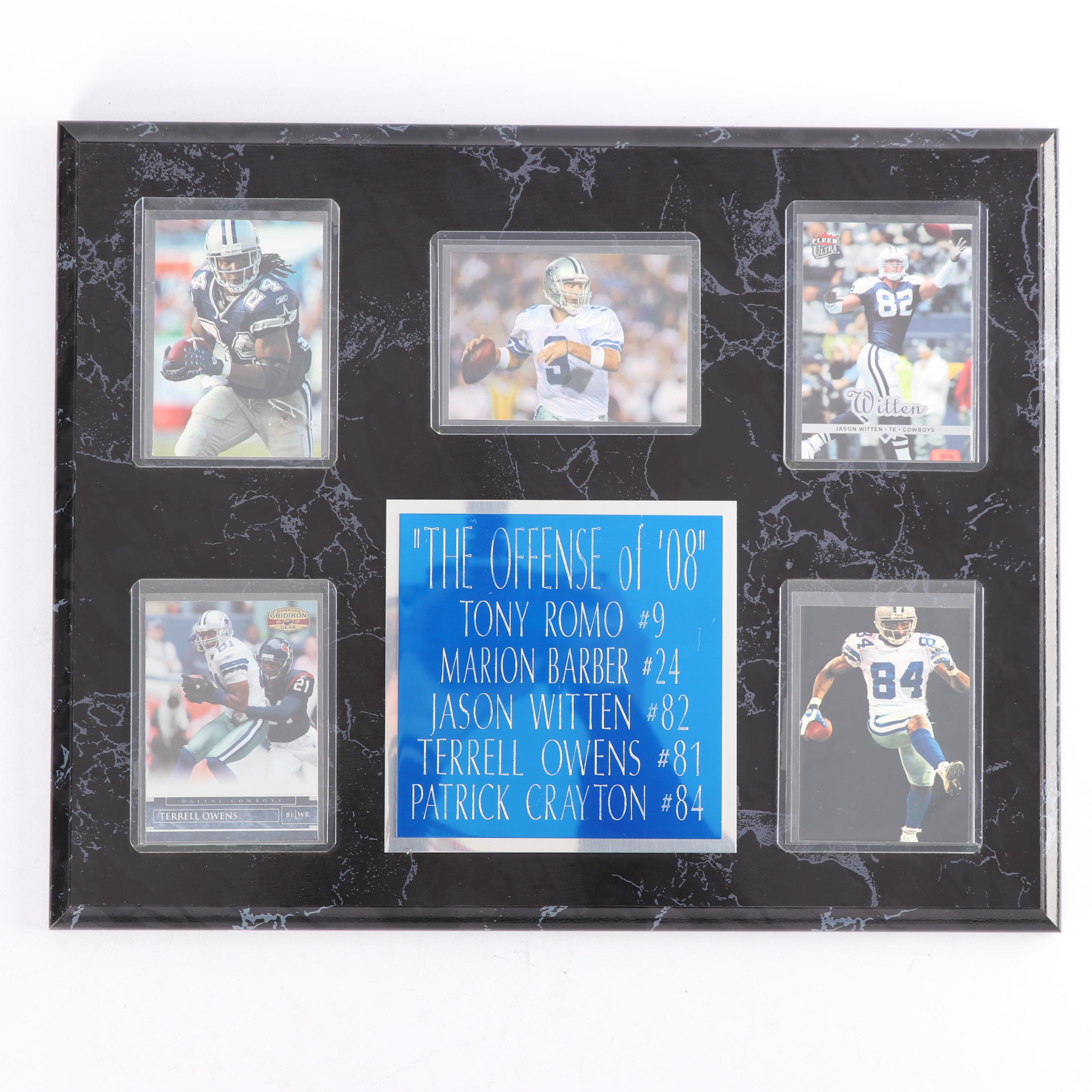 Dallas Cowboys Plaques "Offense of '08", "1977 Team Photo" and More