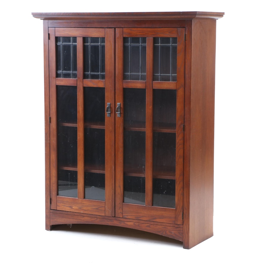 Art and Crafts Style Bookcase Cabinet by Bassett