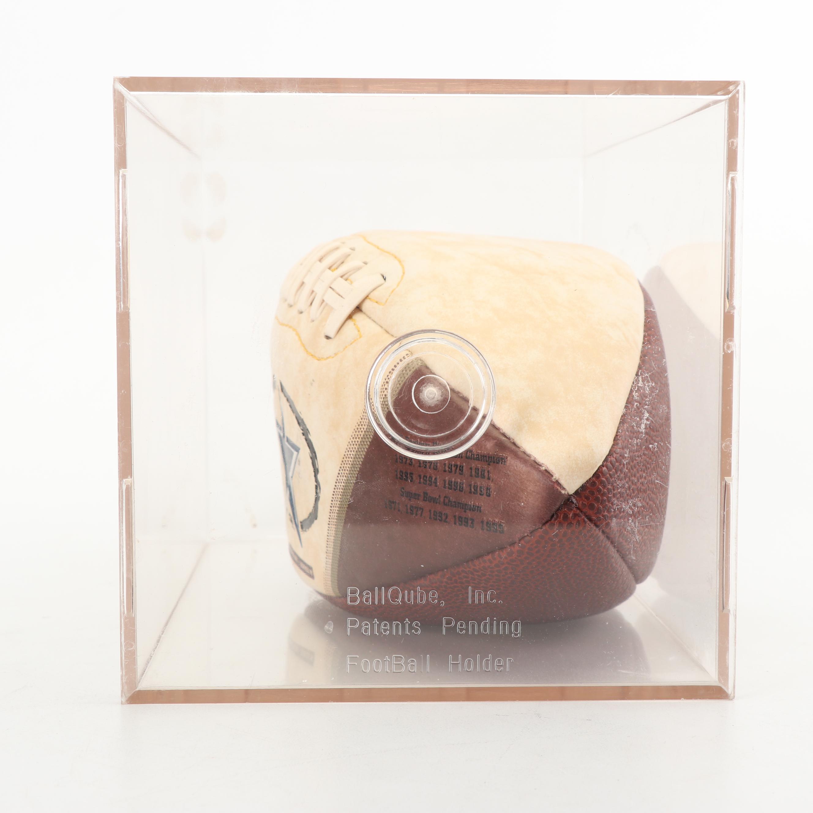 Dallas Cowboys Limited Edition Footballs including 1960/70s Winning Stats Ball