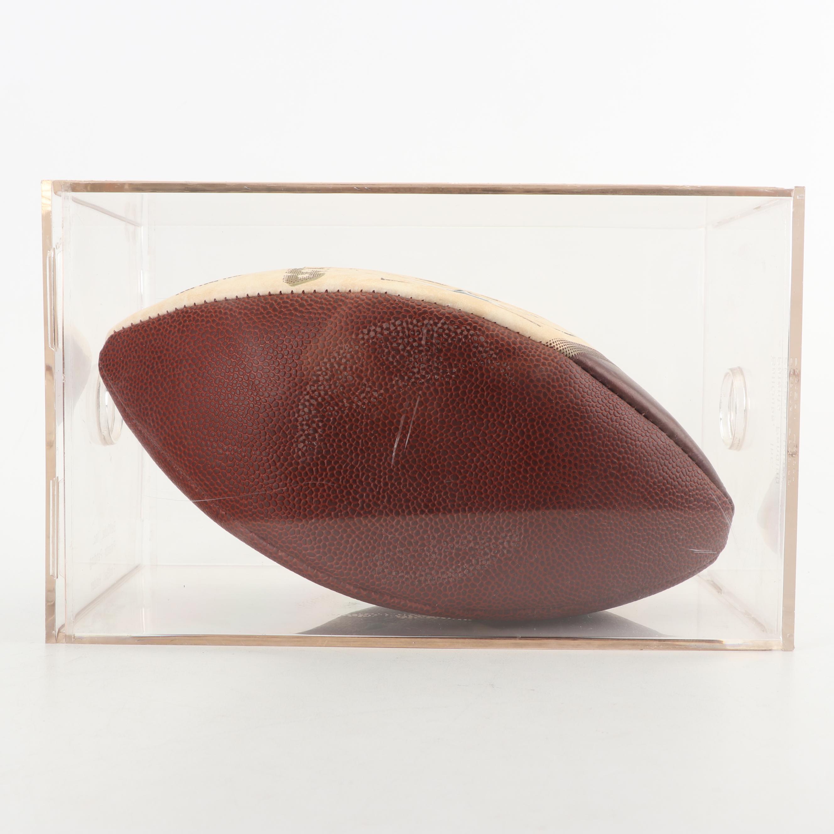 Dallas Cowboys Limited Edition Footballs including 1960/70s Winning Stats Ball