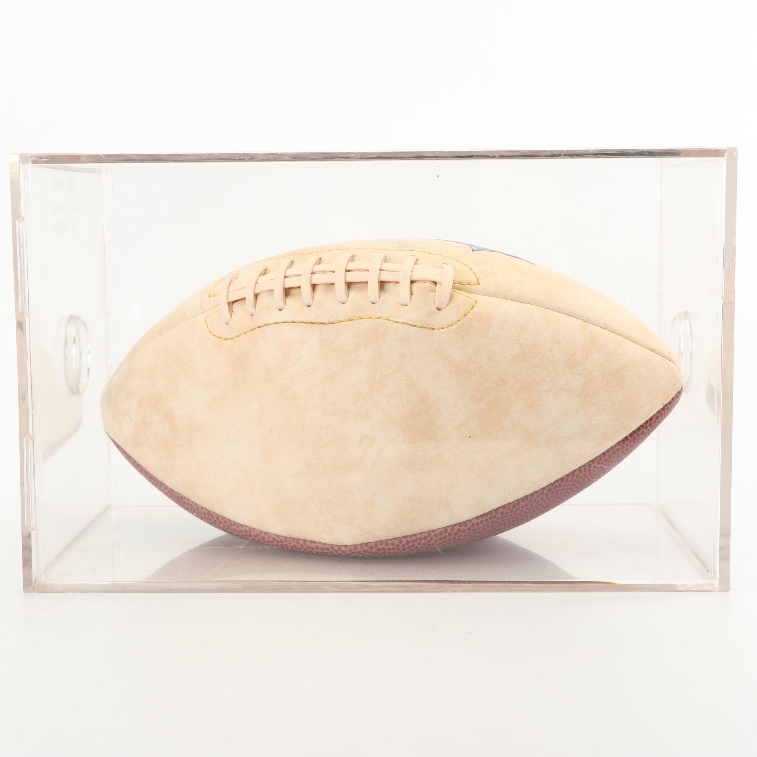 Dallas Cowboys Limited Edition Footballs including 1960/70s Winning Stats Ball
