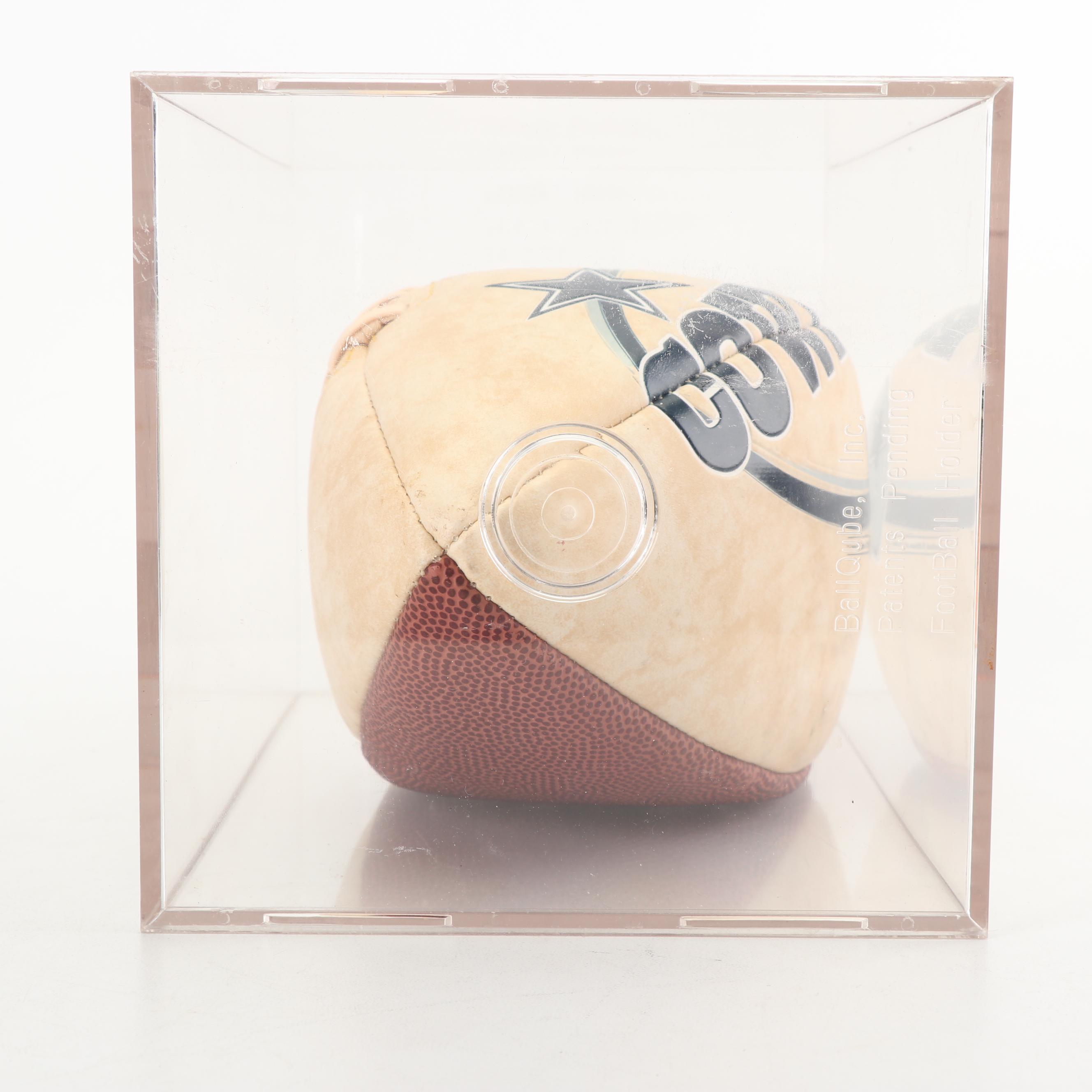 Dallas Cowboys Limited Edition Footballs including 1960/70s Winning Stats Ball