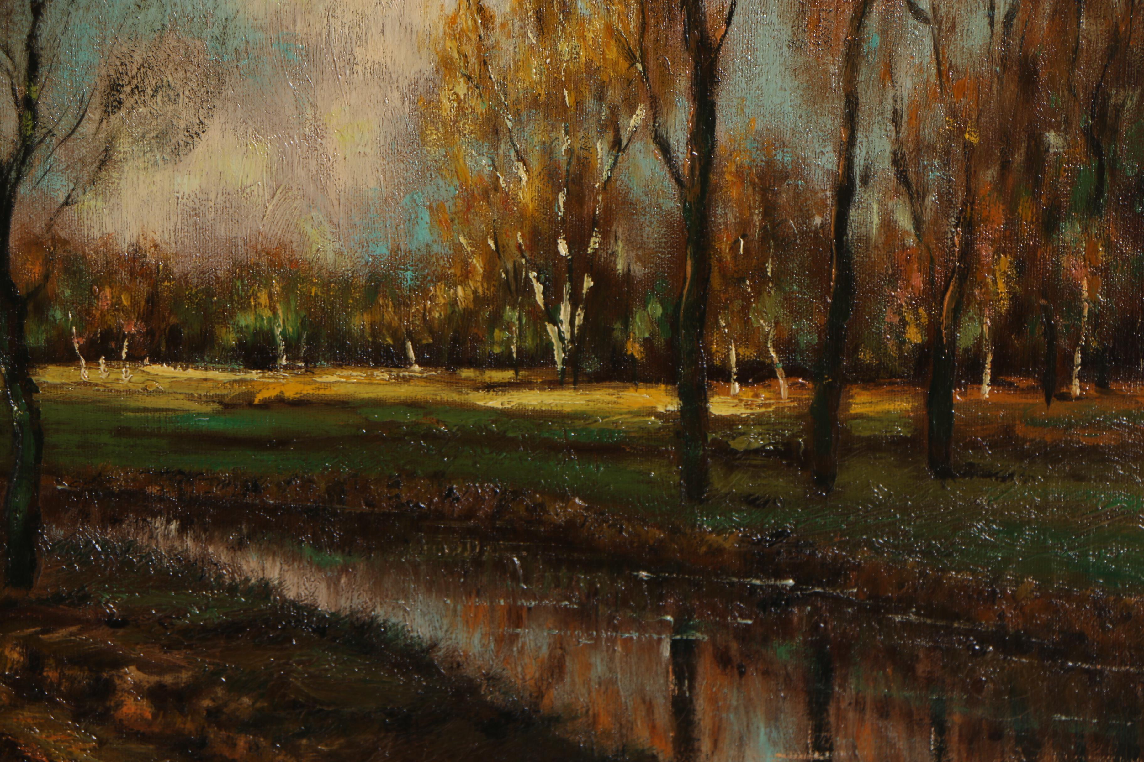 George H. Barker Oil Painting