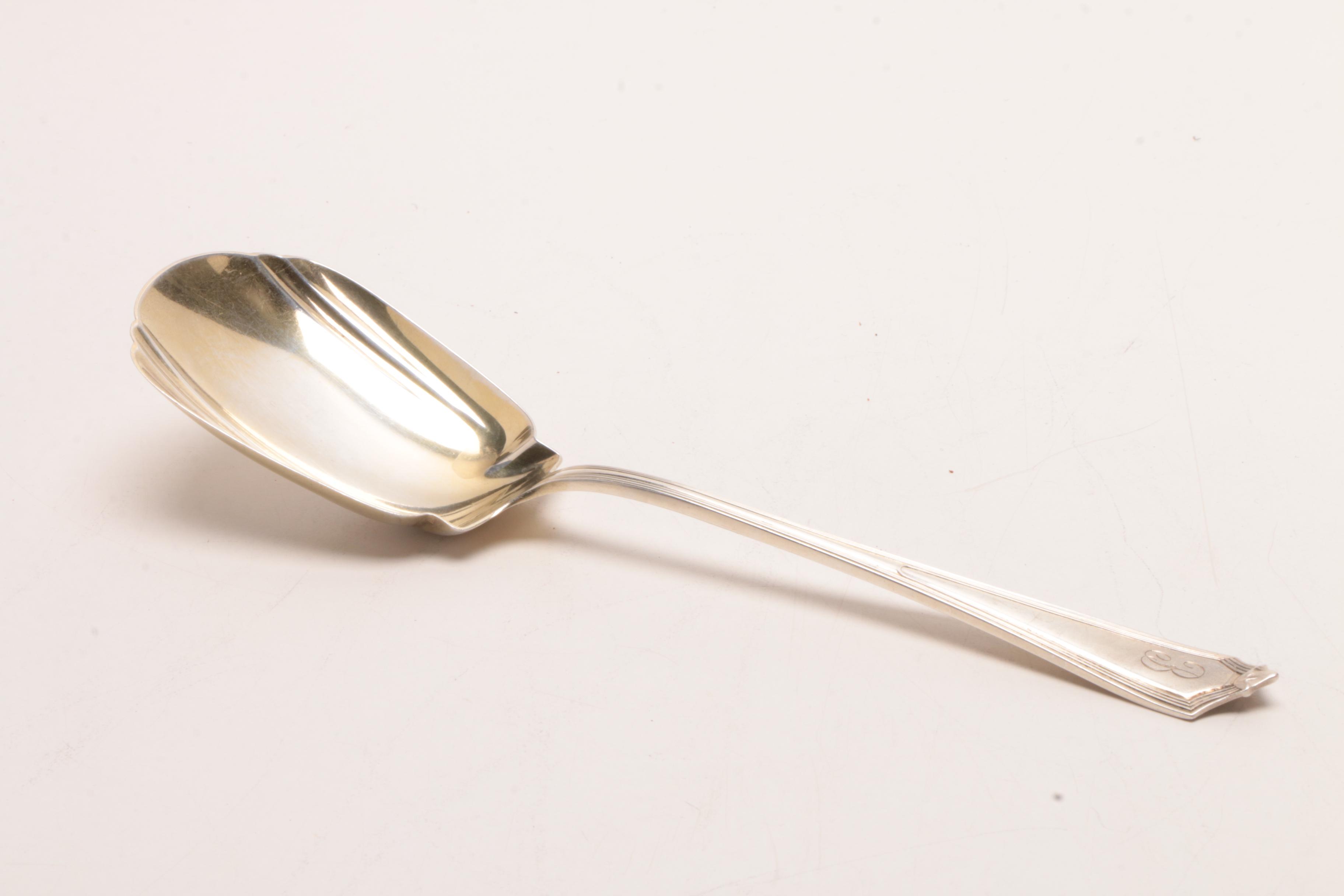 Gorham "Plymouth" and Alvin Mfg. Co. "Edward VII" Sterling Serving Utensils