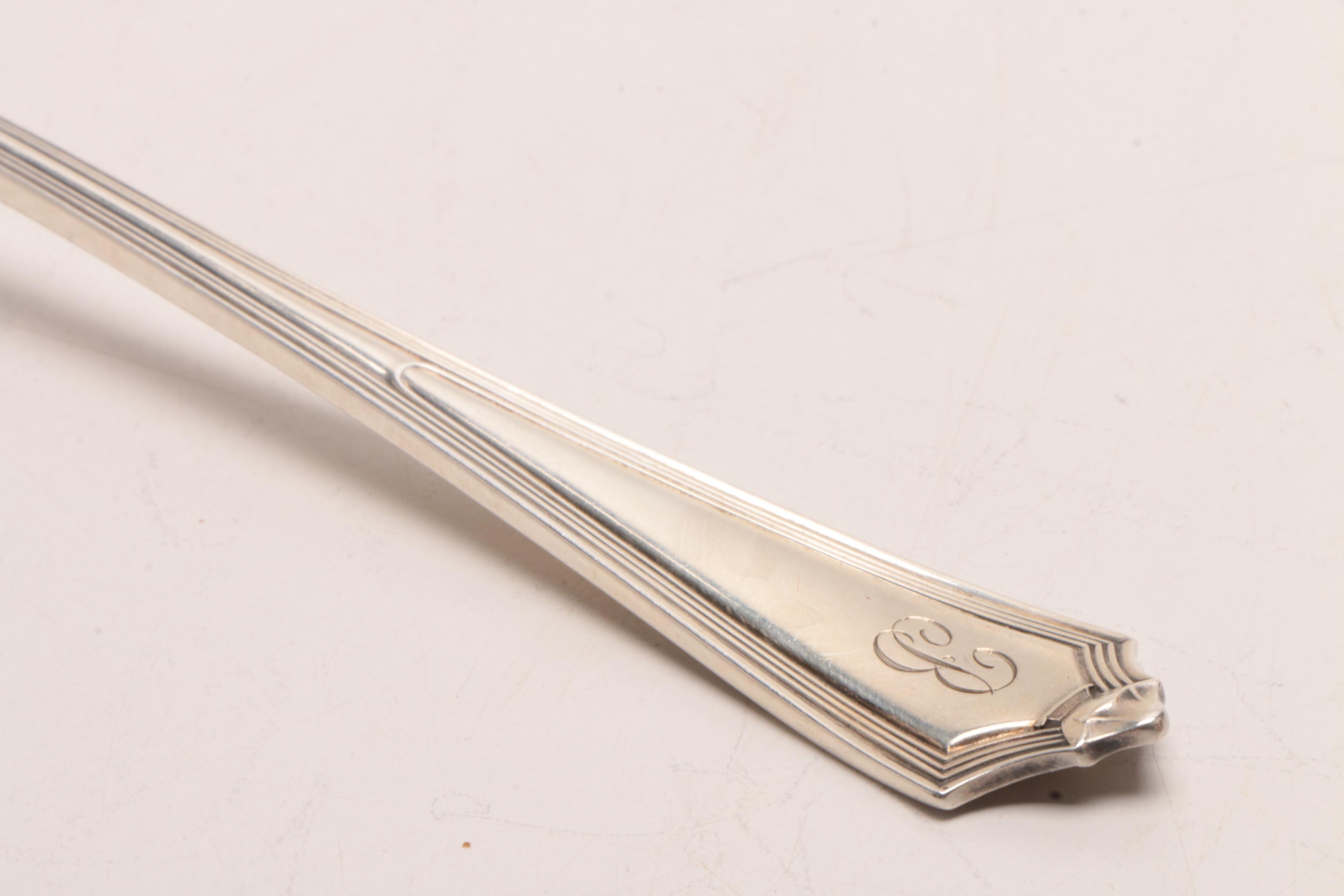 Gorham "Plymouth" and Alvin Mfg. Co. "Edward VII" Sterling Serving Utensils