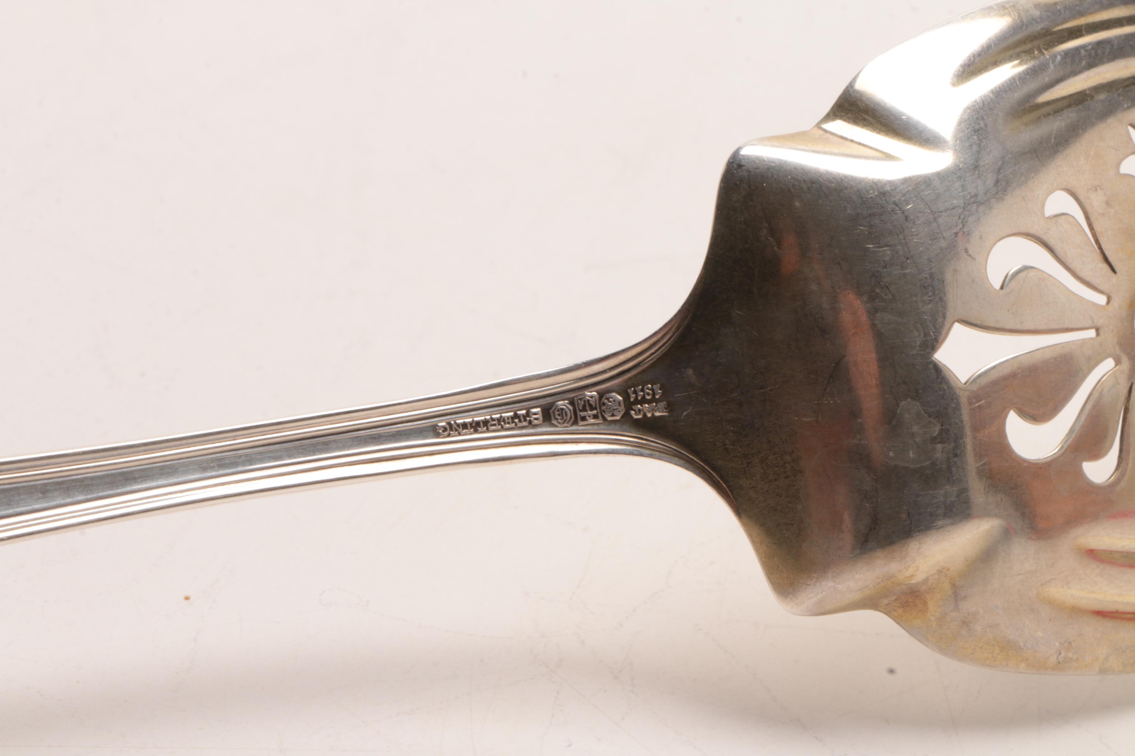 Gorham "Plymouth" and Alvin Mfg. Co. "Edward VII" Sterling Serving Utensils