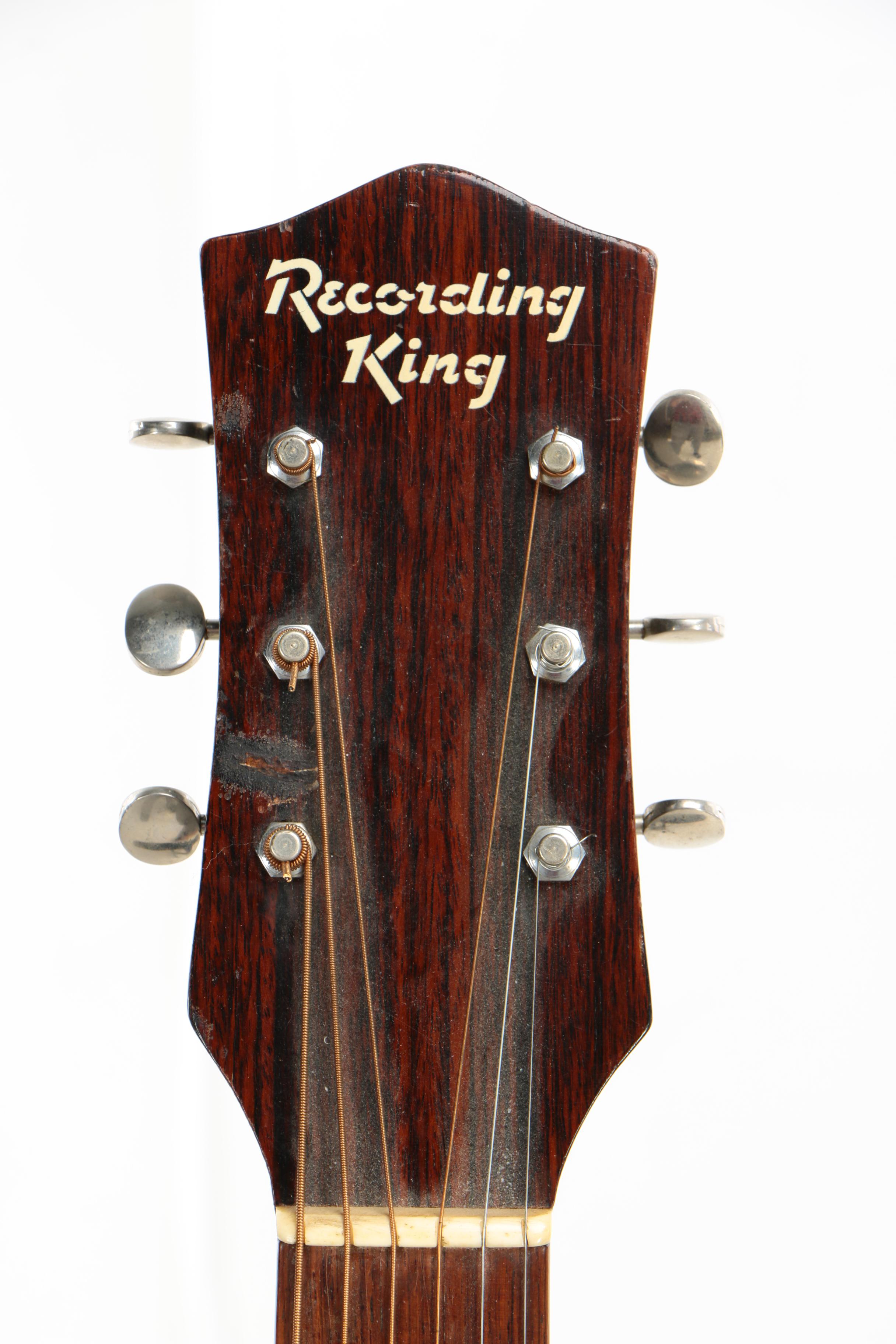 Recording King Hollow Body Archtop Acoustic Guitar, 1941