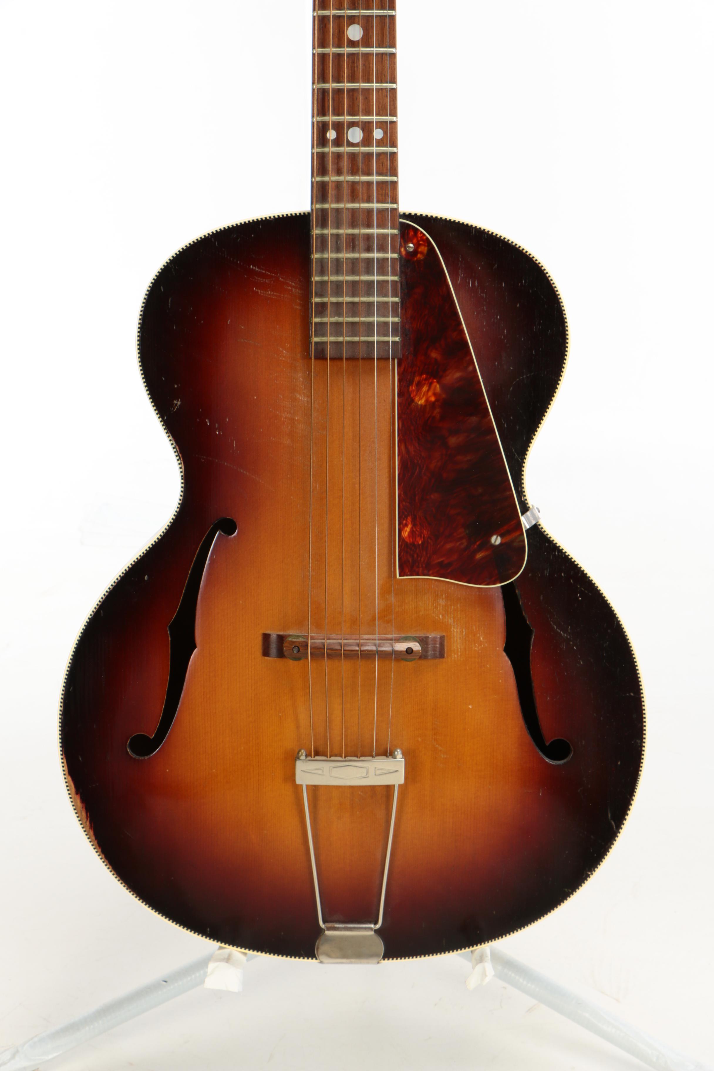 Recording King Hollow Body Archtop Acoustic Guitar, 1941