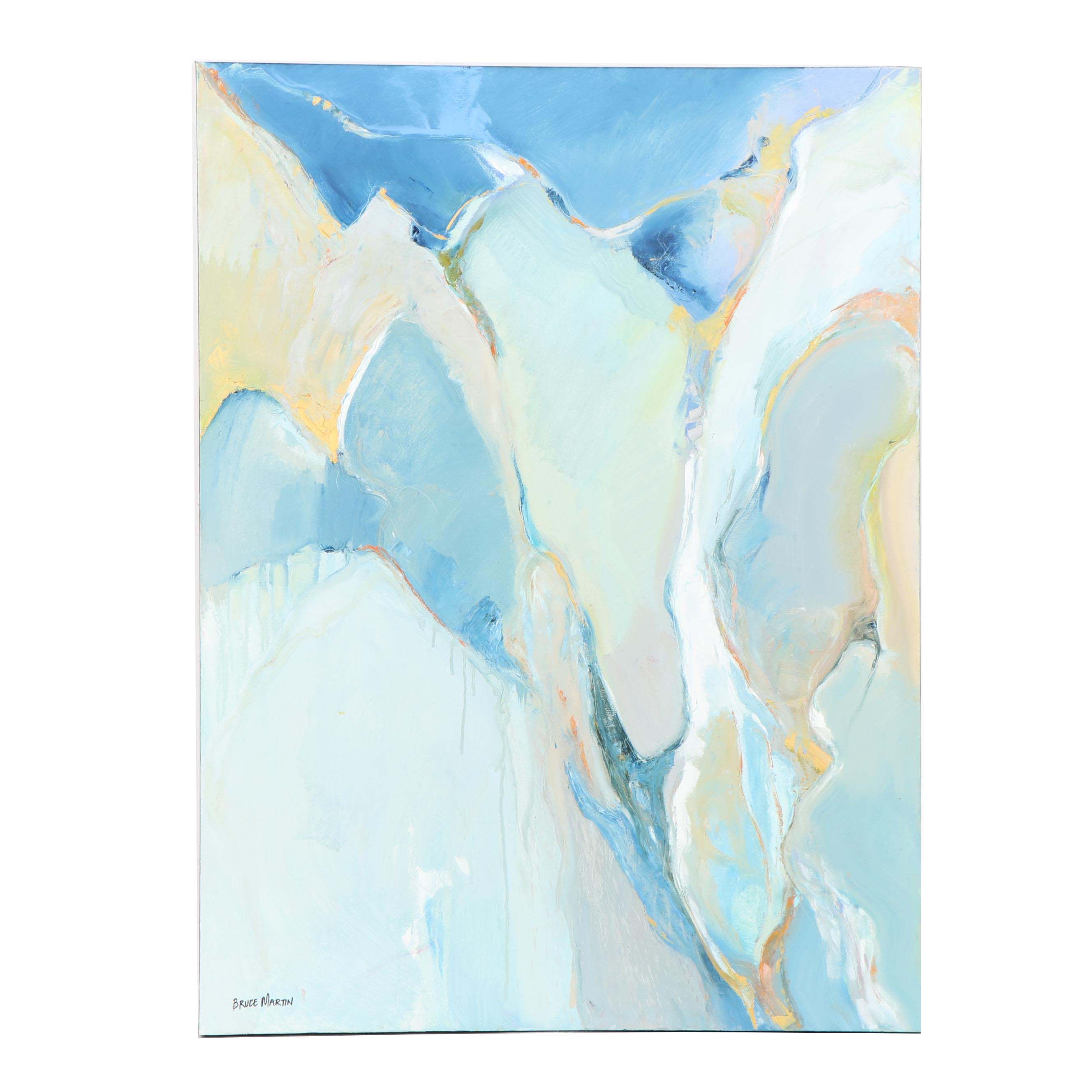 Bruce Martin Abstract Oil Painting