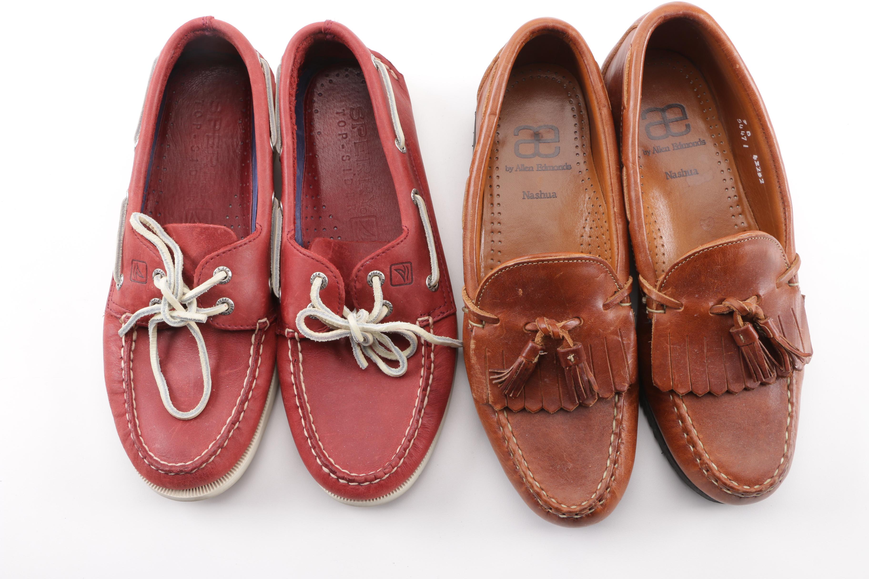 Sperry Leather Boat Shoes and AE by Allen Edmonds Nashua Leather Loafers