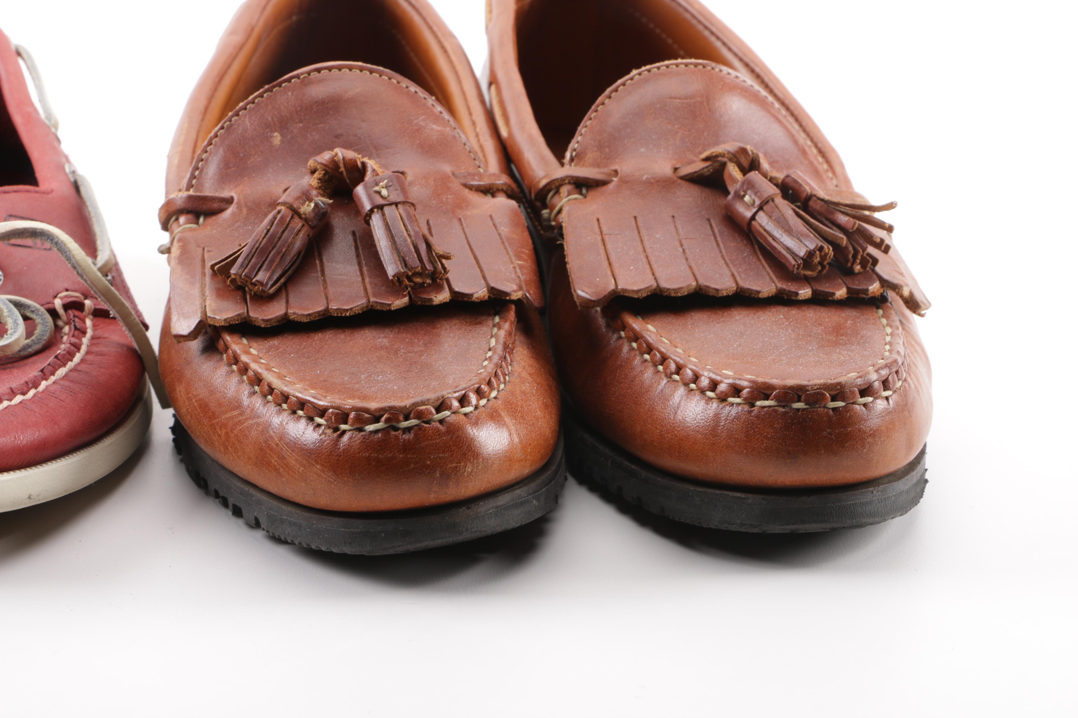 Sperry Leather Boat Shoes and AE by Allen Edmonds Nashua Leather Loafers