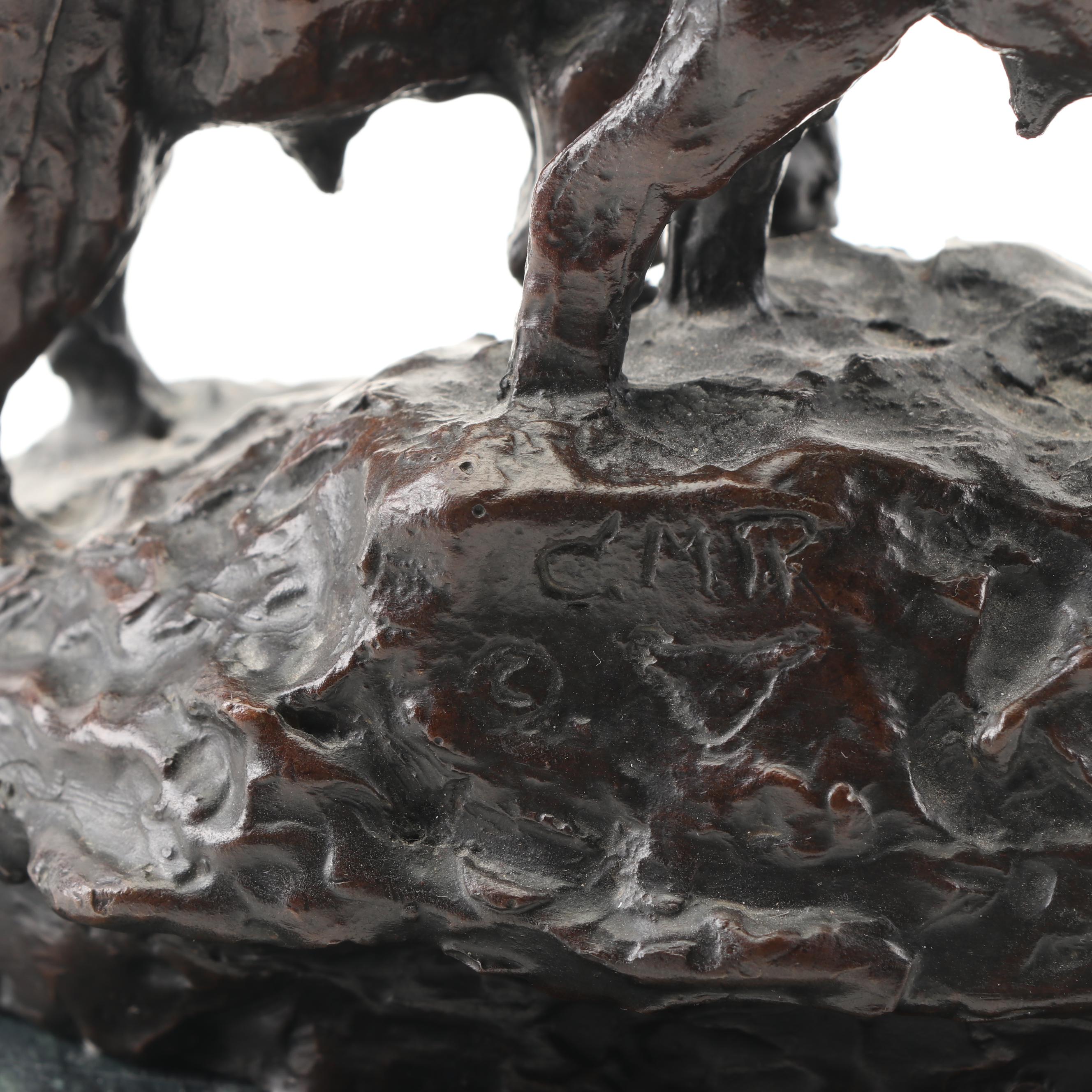 Reproduction Bronze Sculpture after Charles Marion Russell