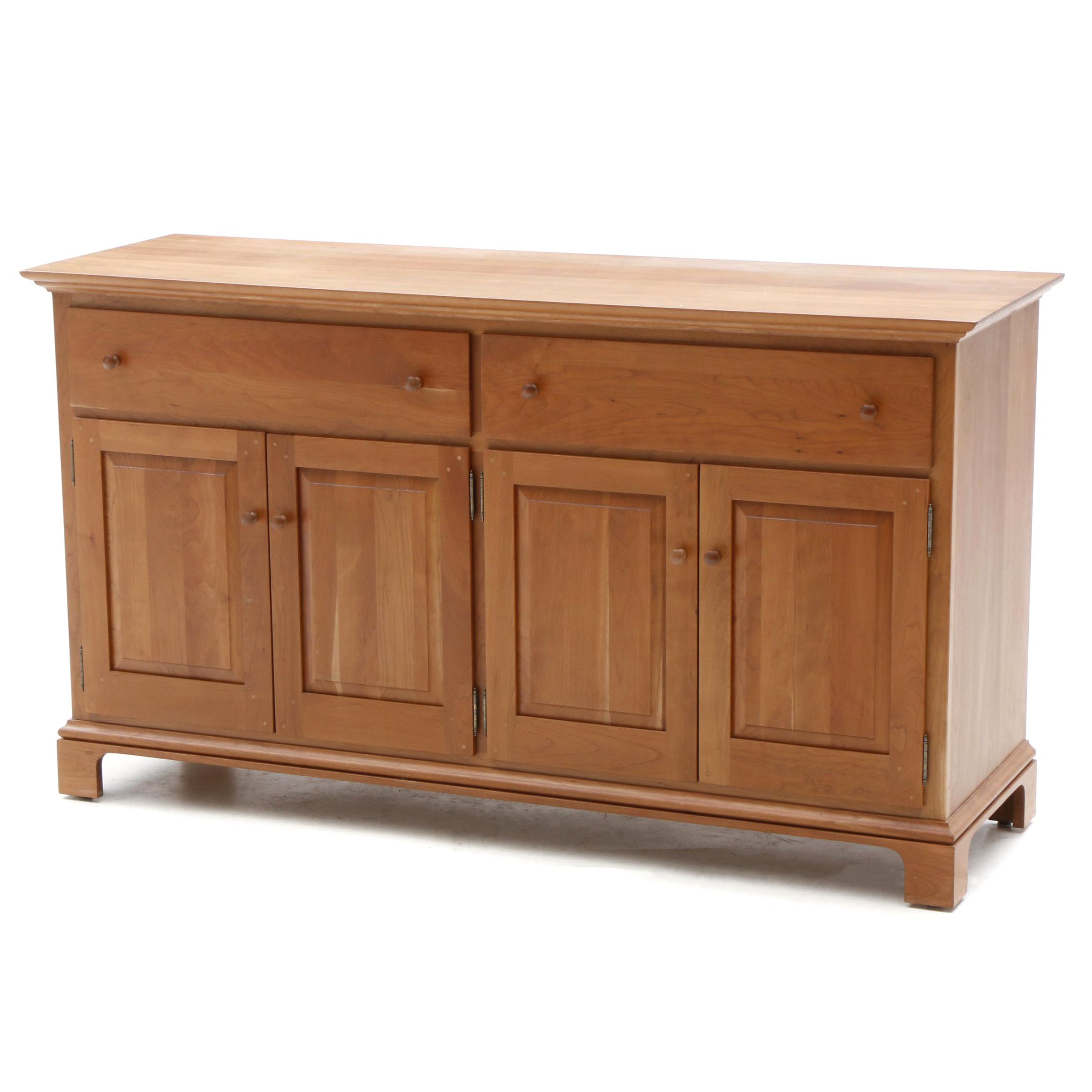 Contemporary Shaker Style Cherry Credenza by Arhaus