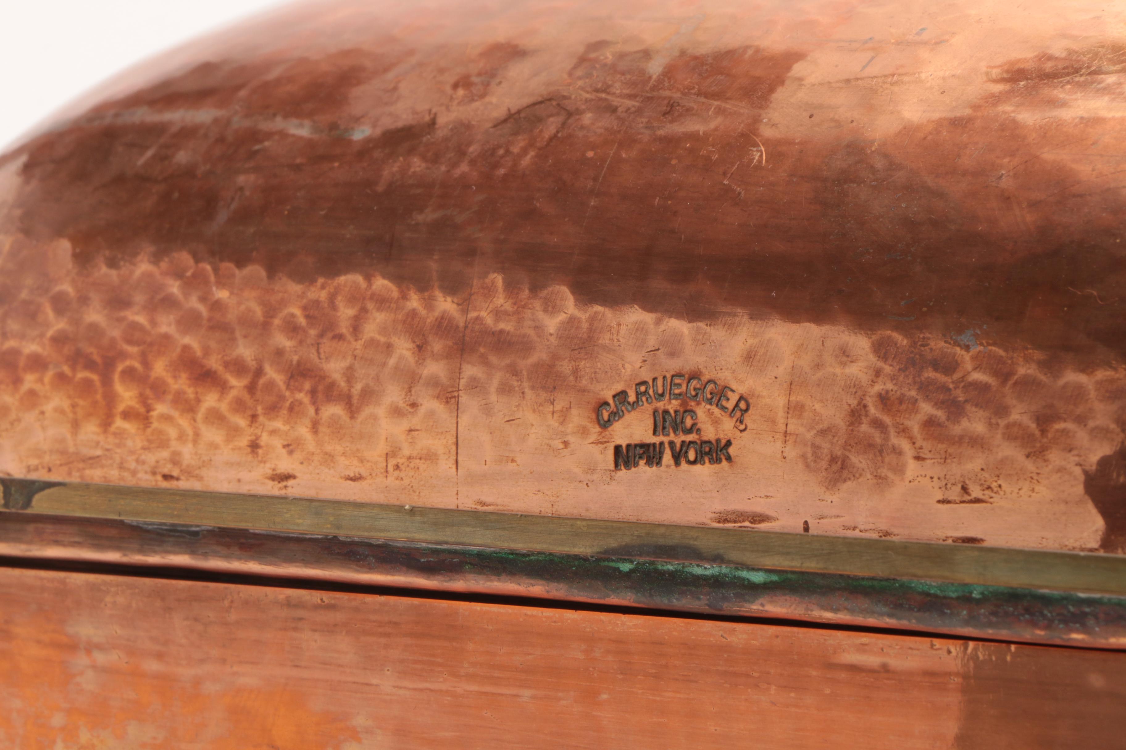 C.R. Ruegger Copper Chaffing Dish