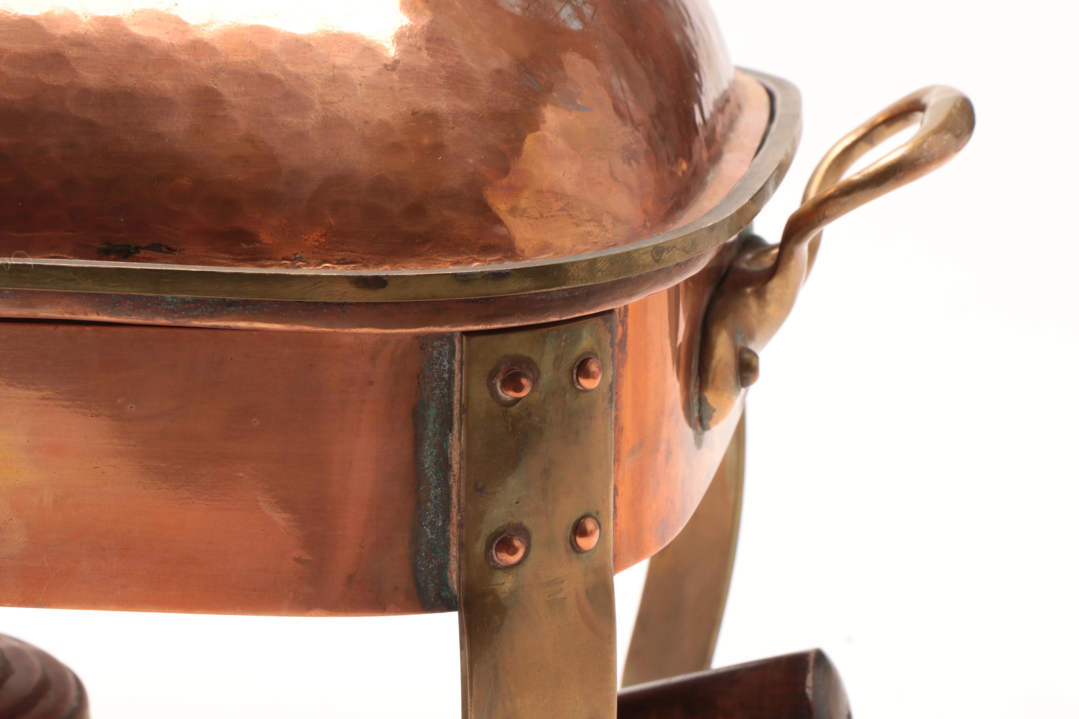 C.R. Ruegger Copper Chaffing Dish