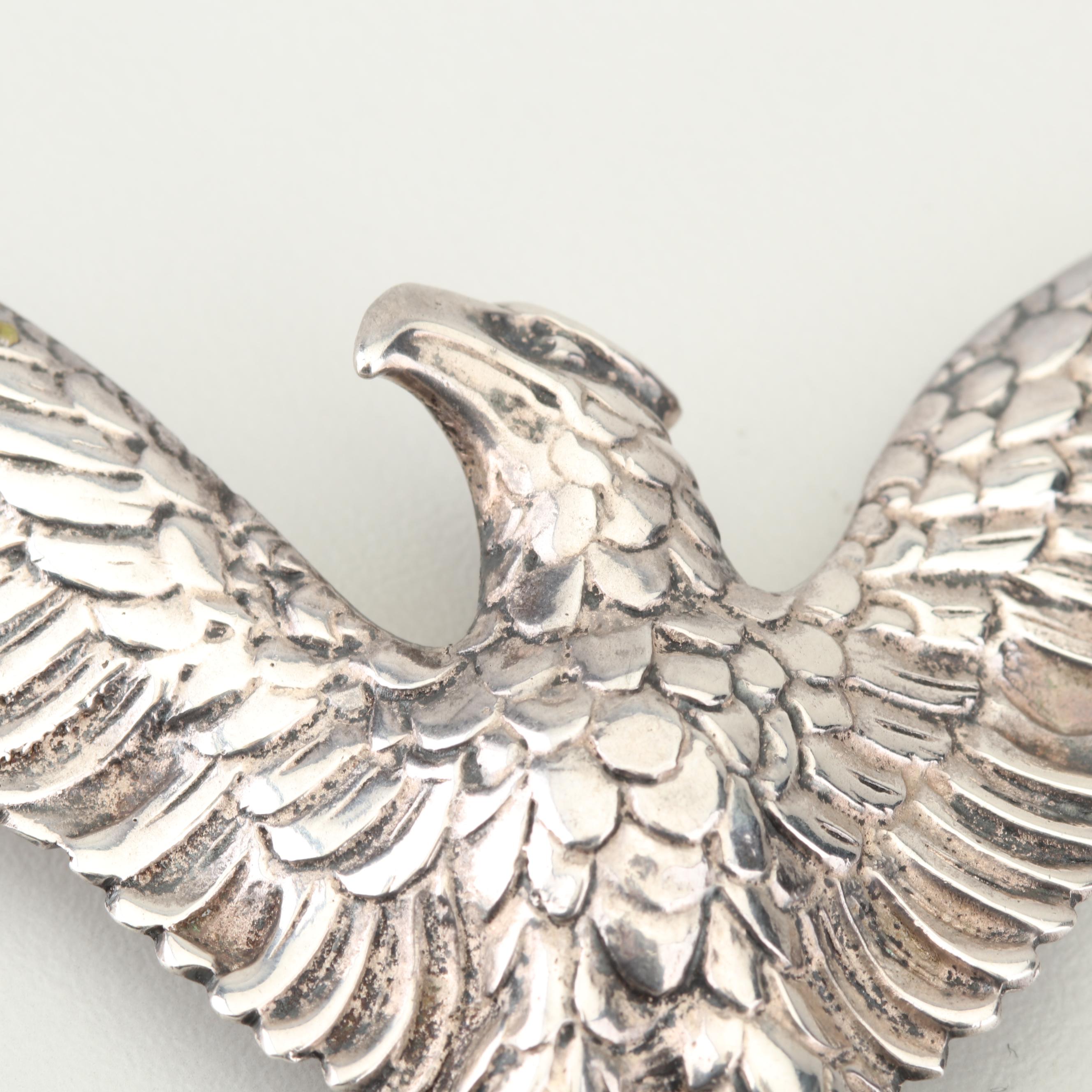 Bauring Sterling Silver Eagle Brooch