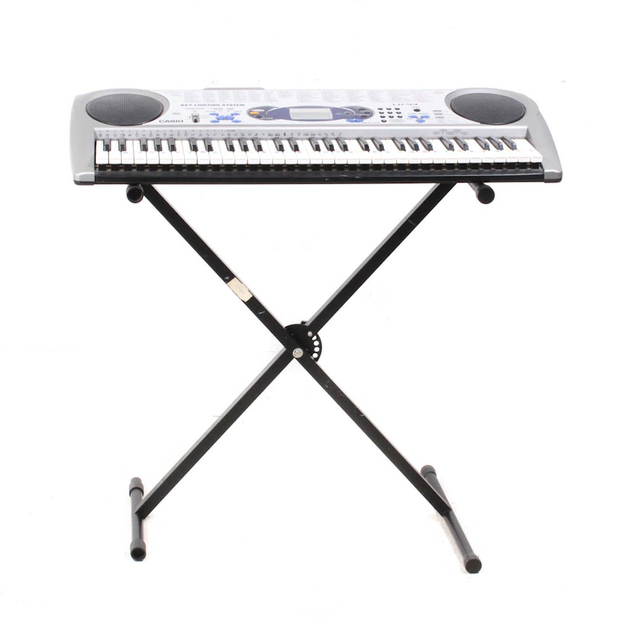 Casio "LK-43" Lighted Keyboard with Stand