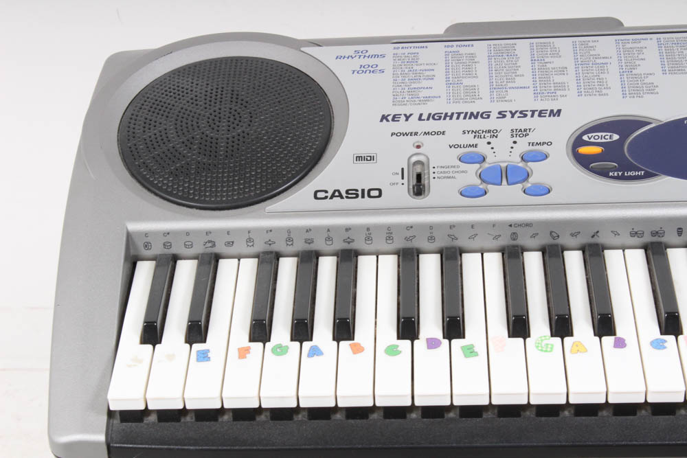 Casio "LK-43" Lighted Keyboard with Stand