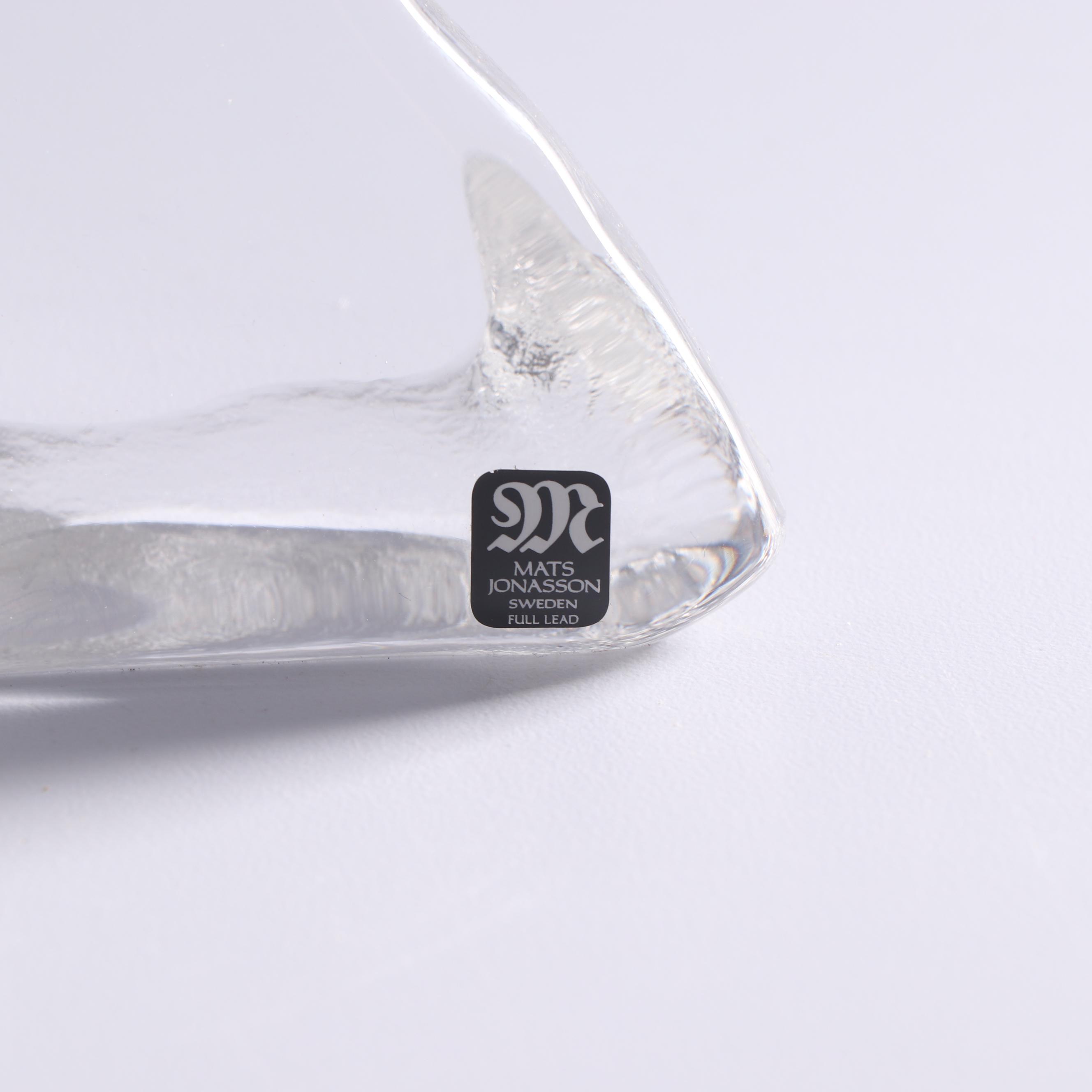 Mats Jonasson Crystal Beaver Figurine