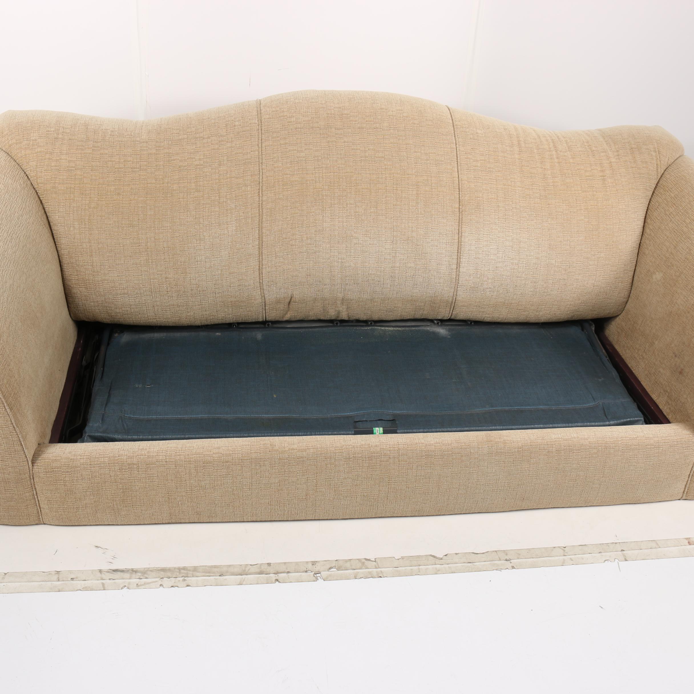 Upholstered Sleeper Sofa, 21st Century