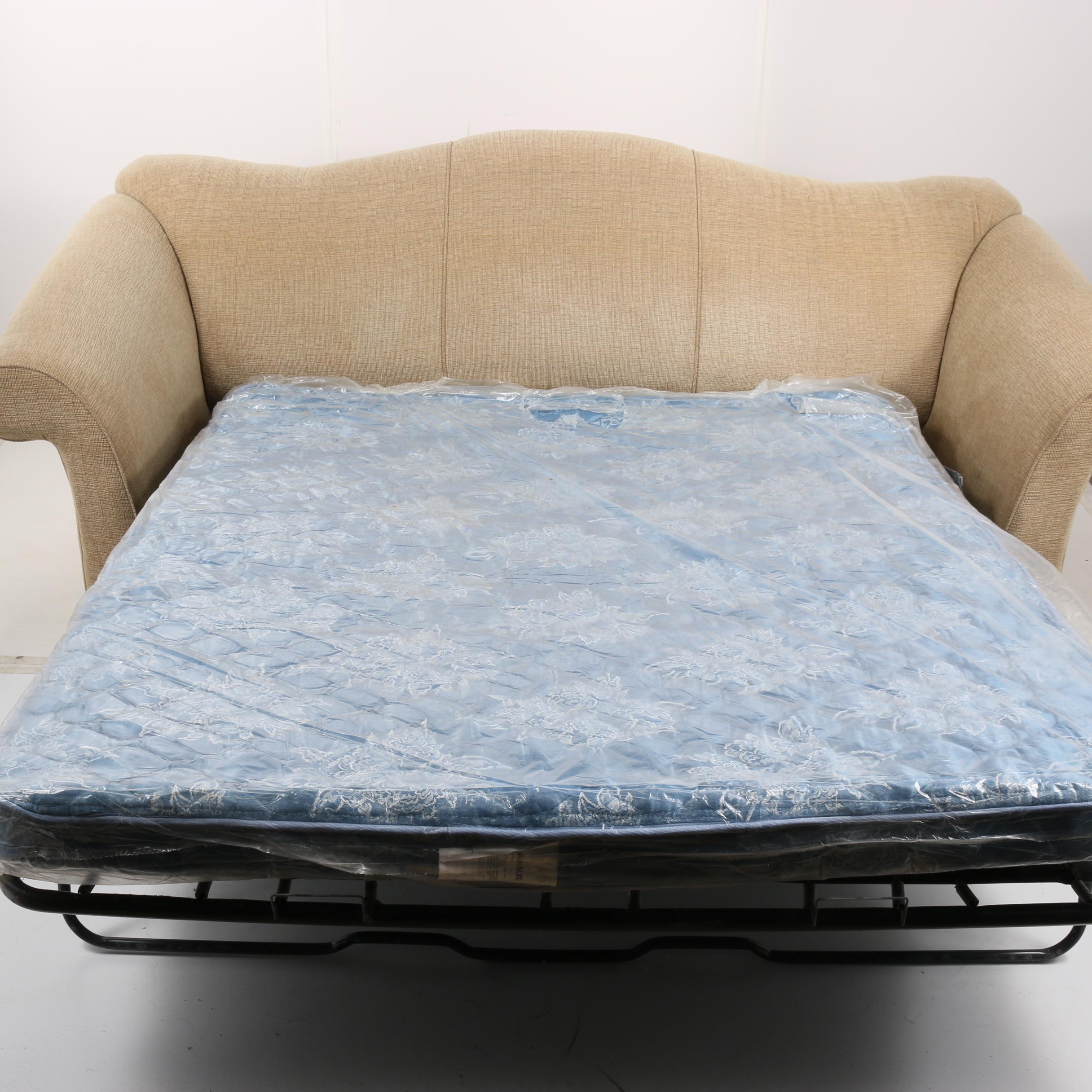 Upholstered Sleeper Sofa, 21st Century