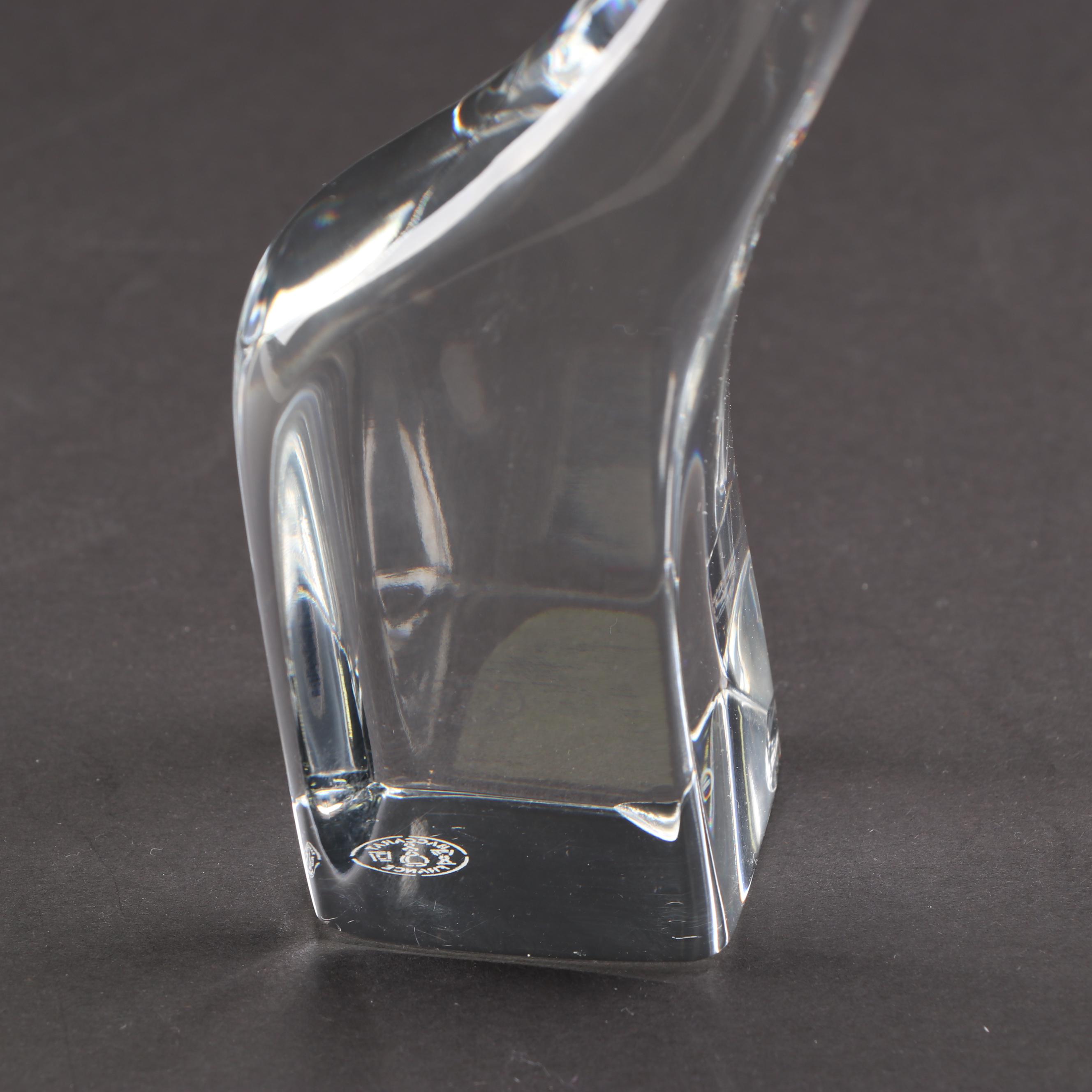 Baccarat Giraffe Crystal Figurine