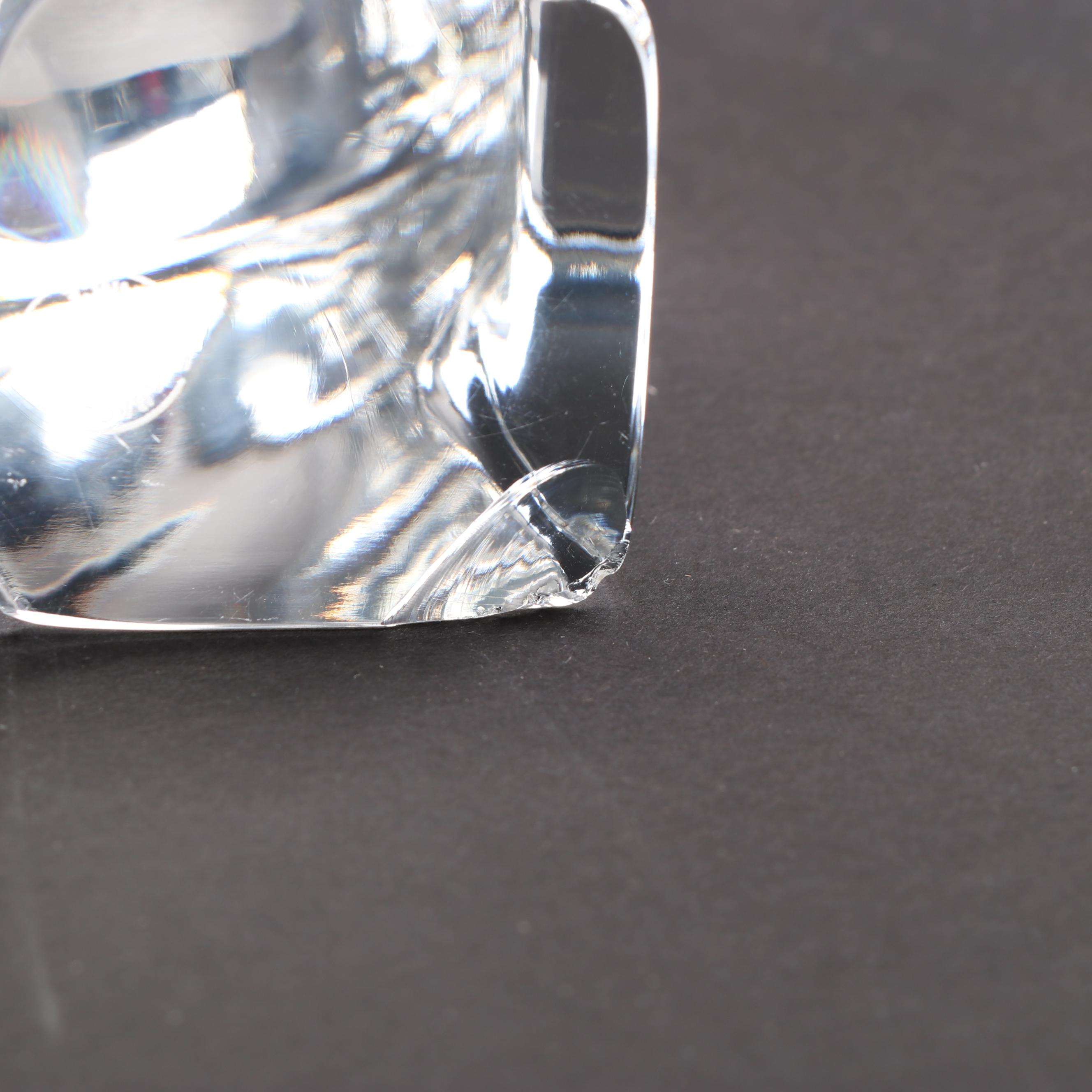 Baccarat Giraffe Crystal Figurine