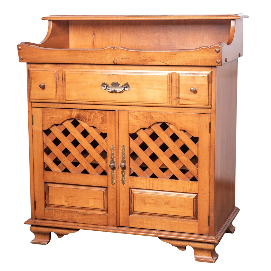 Colonial Revival Maple Dry Sink, 20th Century