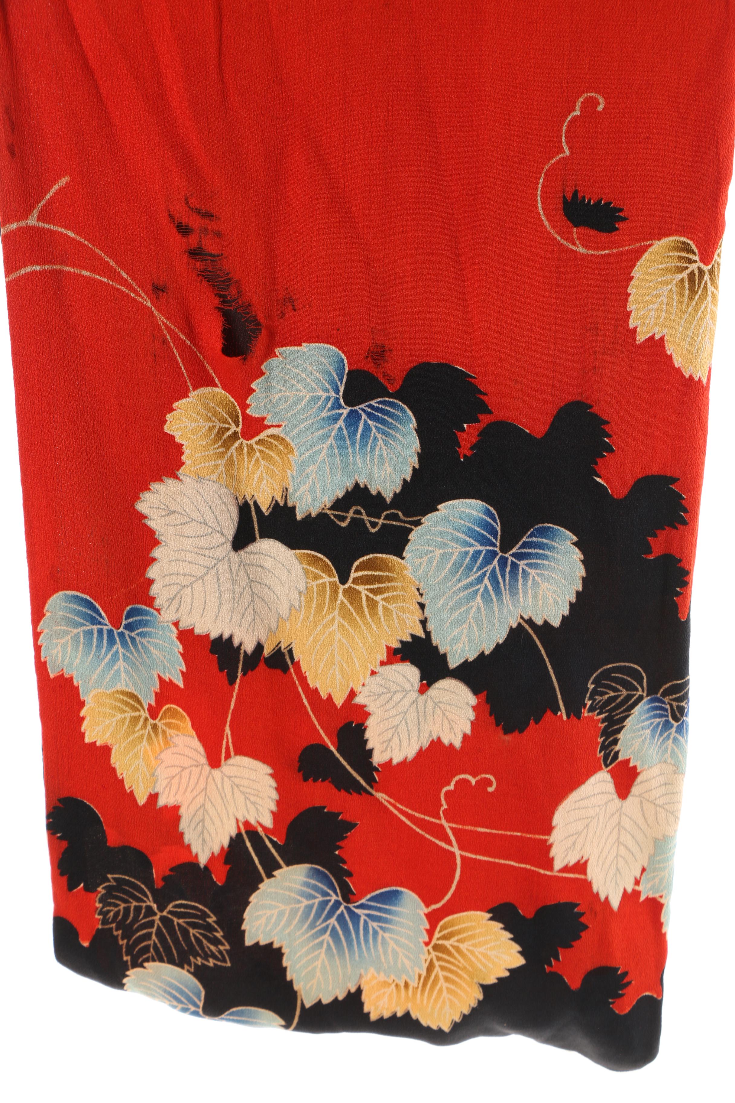 Japanese Handwoven Silk Haori Jacket and Chinese Embroidered Tangzhuang Jacket