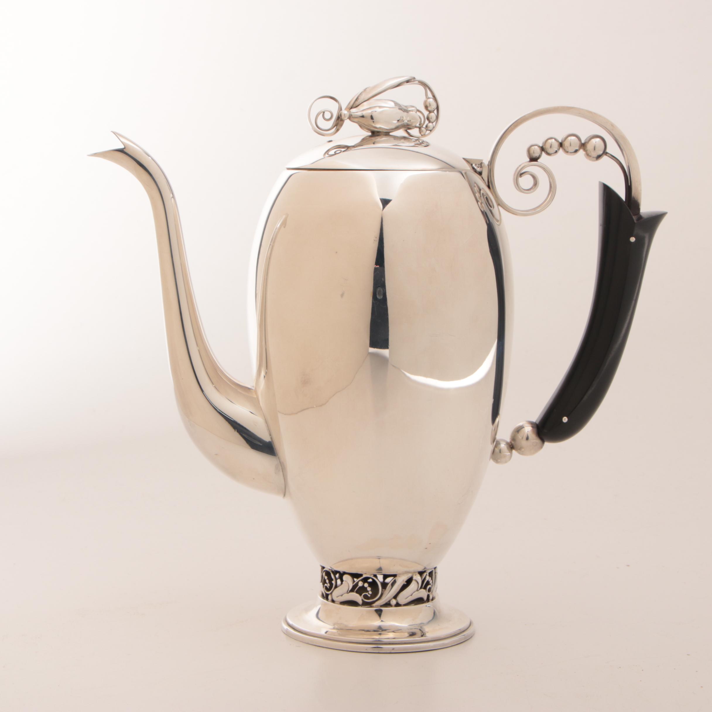 Esquire 950 Silver Danish Style Tea Set