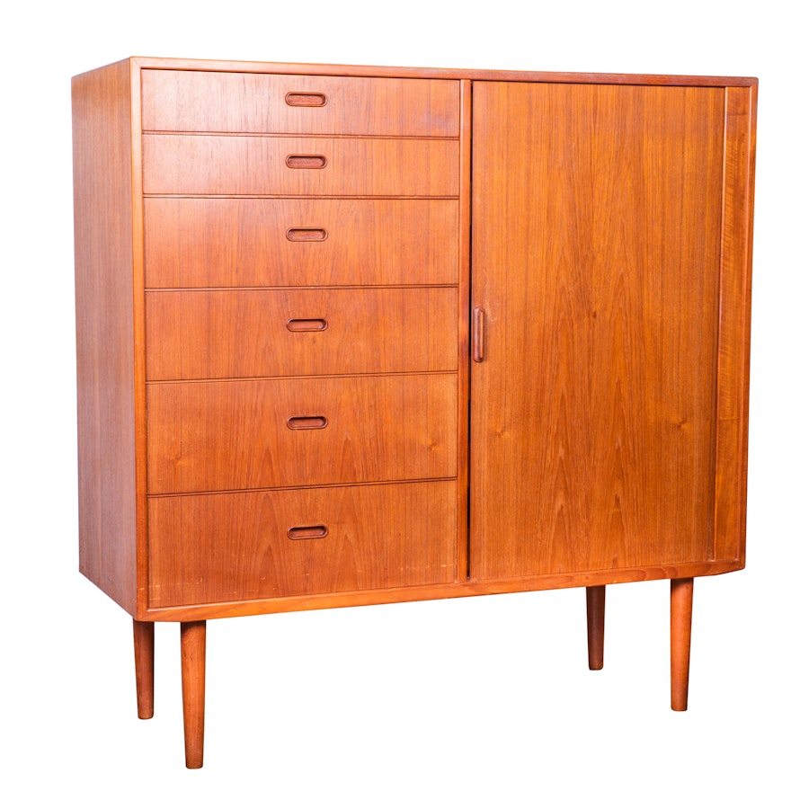 Danish Modern Teak Side-by-Side Chest of Drawers by Falster, Mid-20th Century